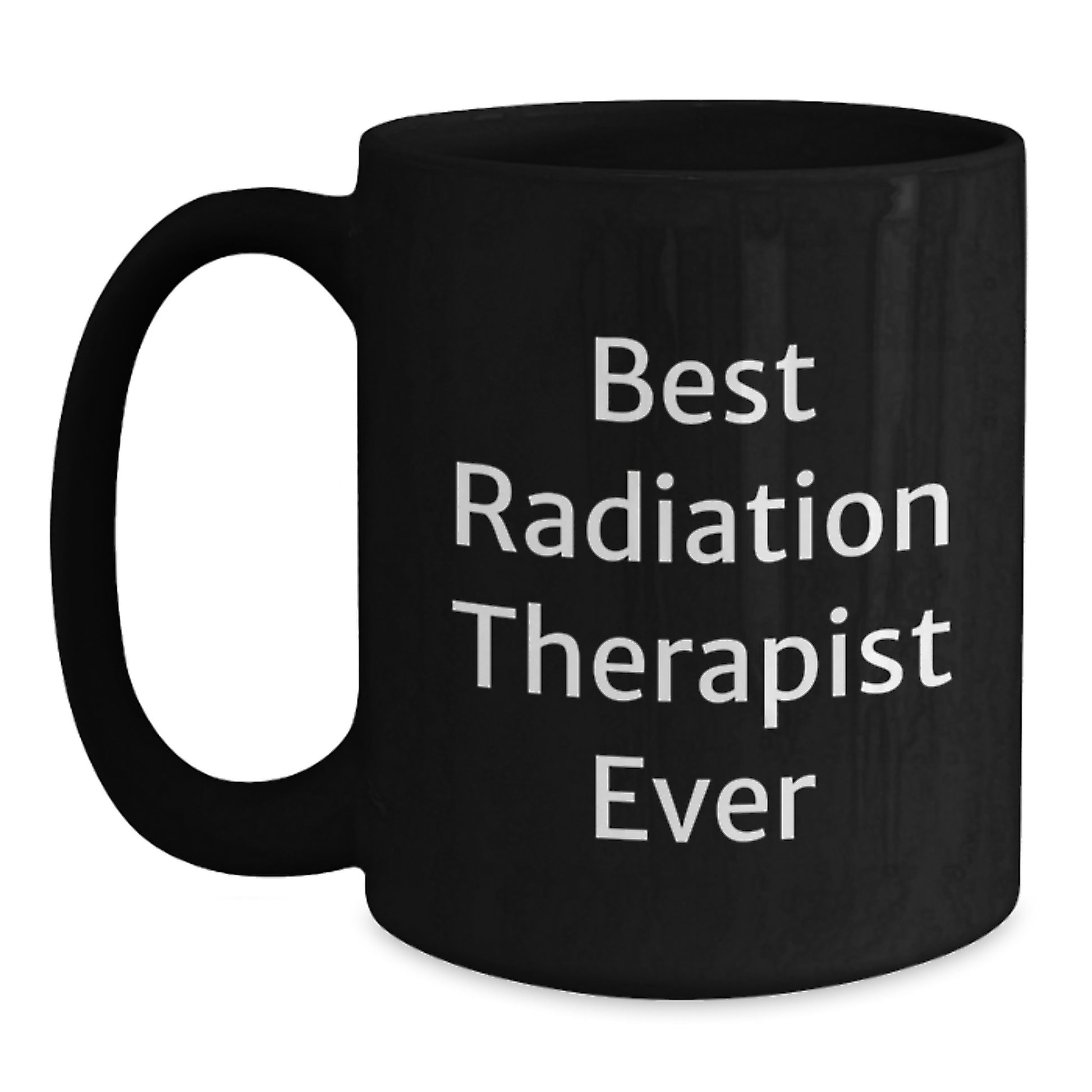 Radiation Therapist Keepsake Black Coffee Mug for Him Birthday Gift - Main
