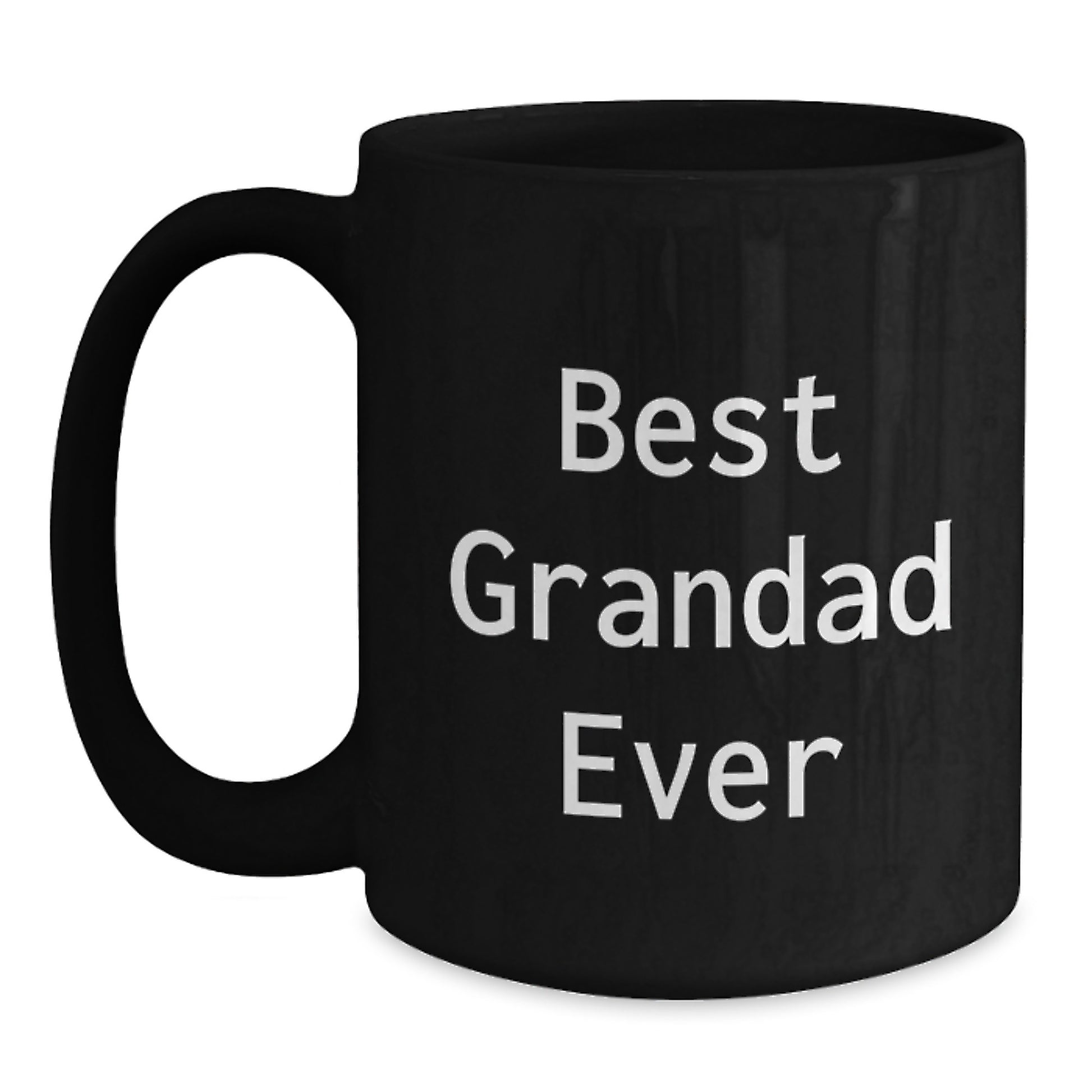 Grandad Black Coffee Mug for Him Birthday Gift Best Grandad Ever - Main