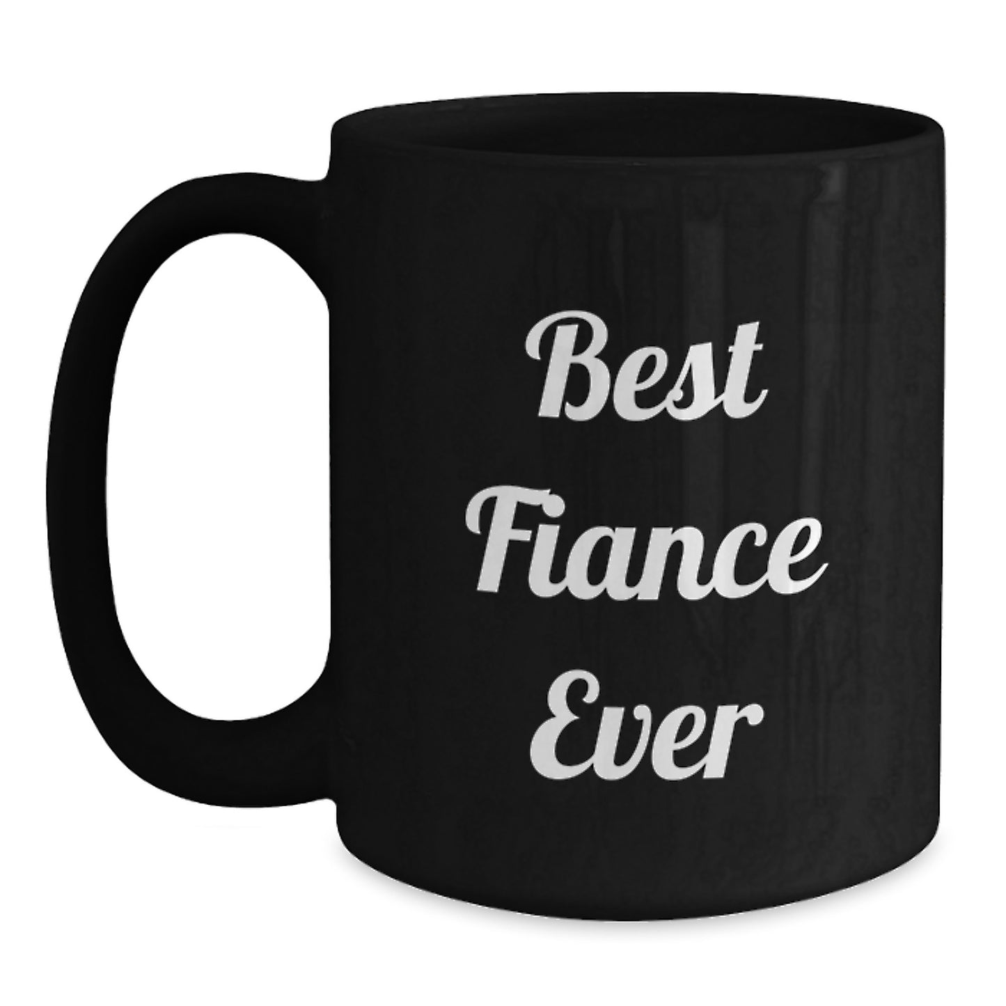 Fiance Keepsake Black Coffee Mug for Him Birthday Gift Best Fiance Ever - Main