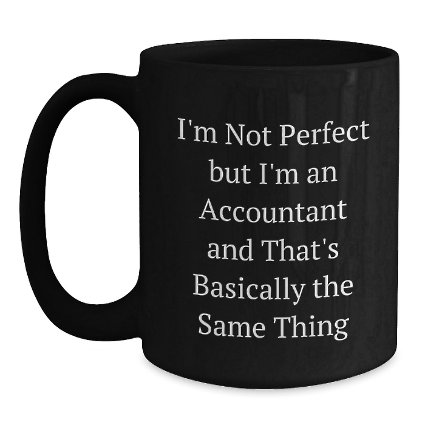 Premium Accountant Keepsake Black Coffee Mug for Him Birthday Gift - Main