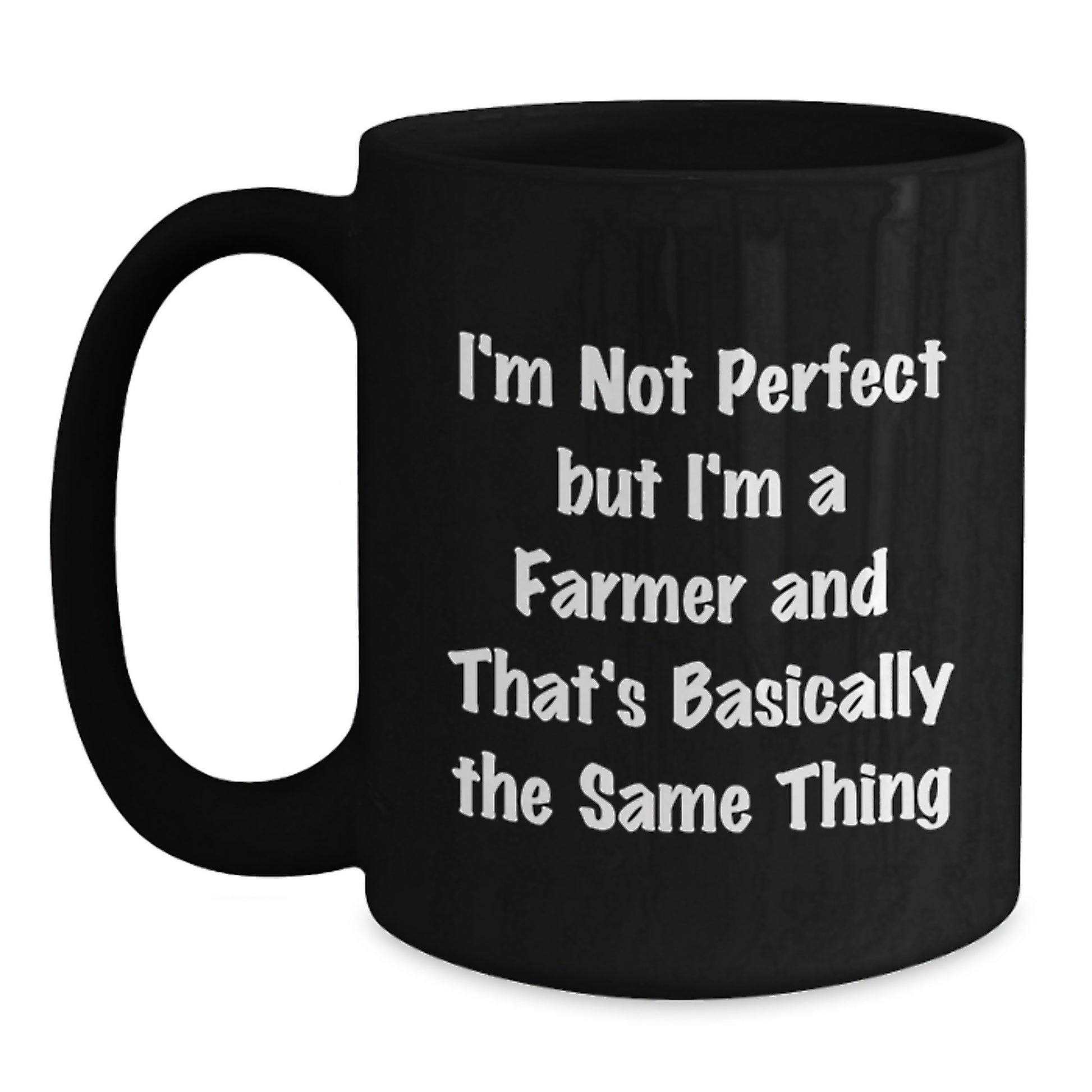 Birthday Gift Present for Her Farmer Mug with Humorous Quote - Main