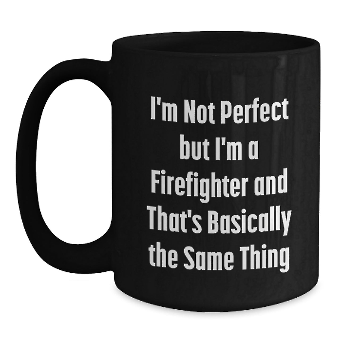 Firefighter Keepsake Ceramic Mug for Him 11oz Birthday Gift Microwave - Main