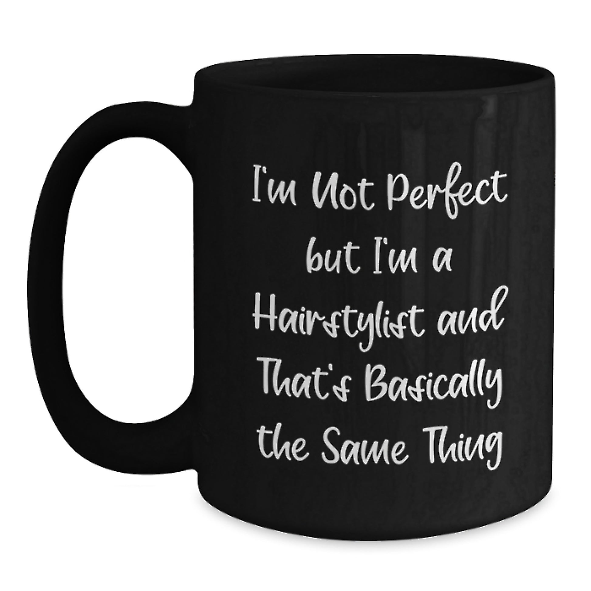 Hairstylist Premium Keepsake Black Coffee Mug for Him Birthday Gift - Main