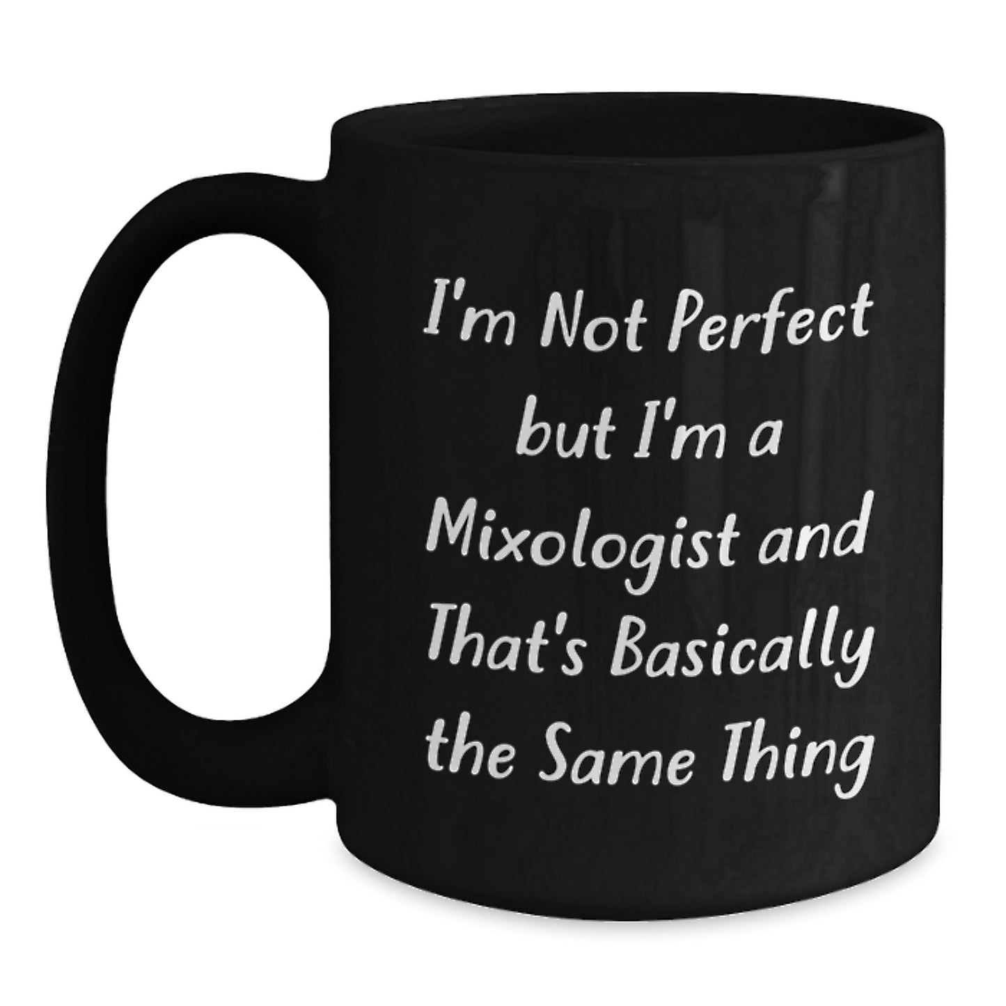 Mixologist Keepsake Black Coffee Mug Birthday Gift for Him - Main