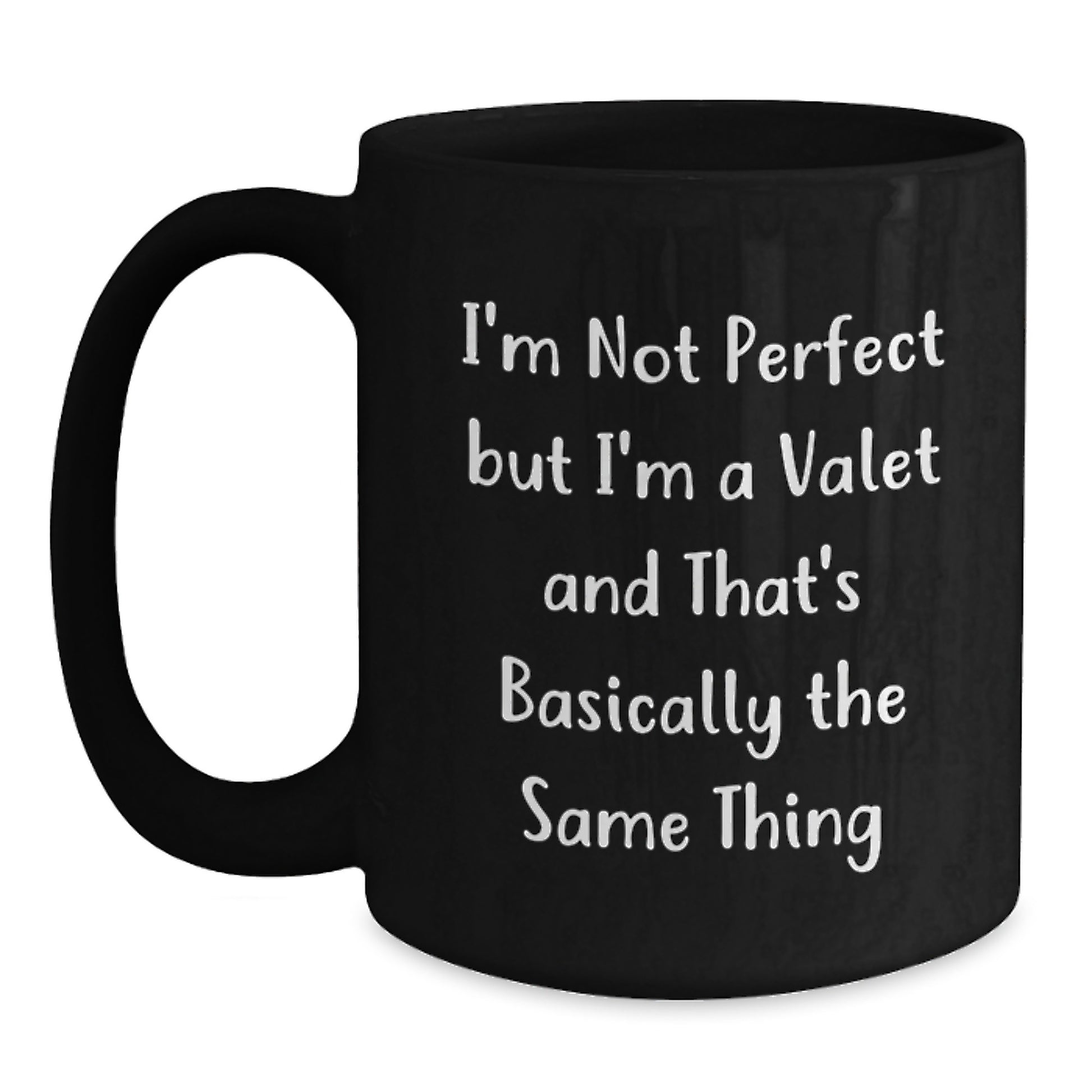 Birthday Gift Valet Black Coffee Mug for Her – Premium Present - Main
