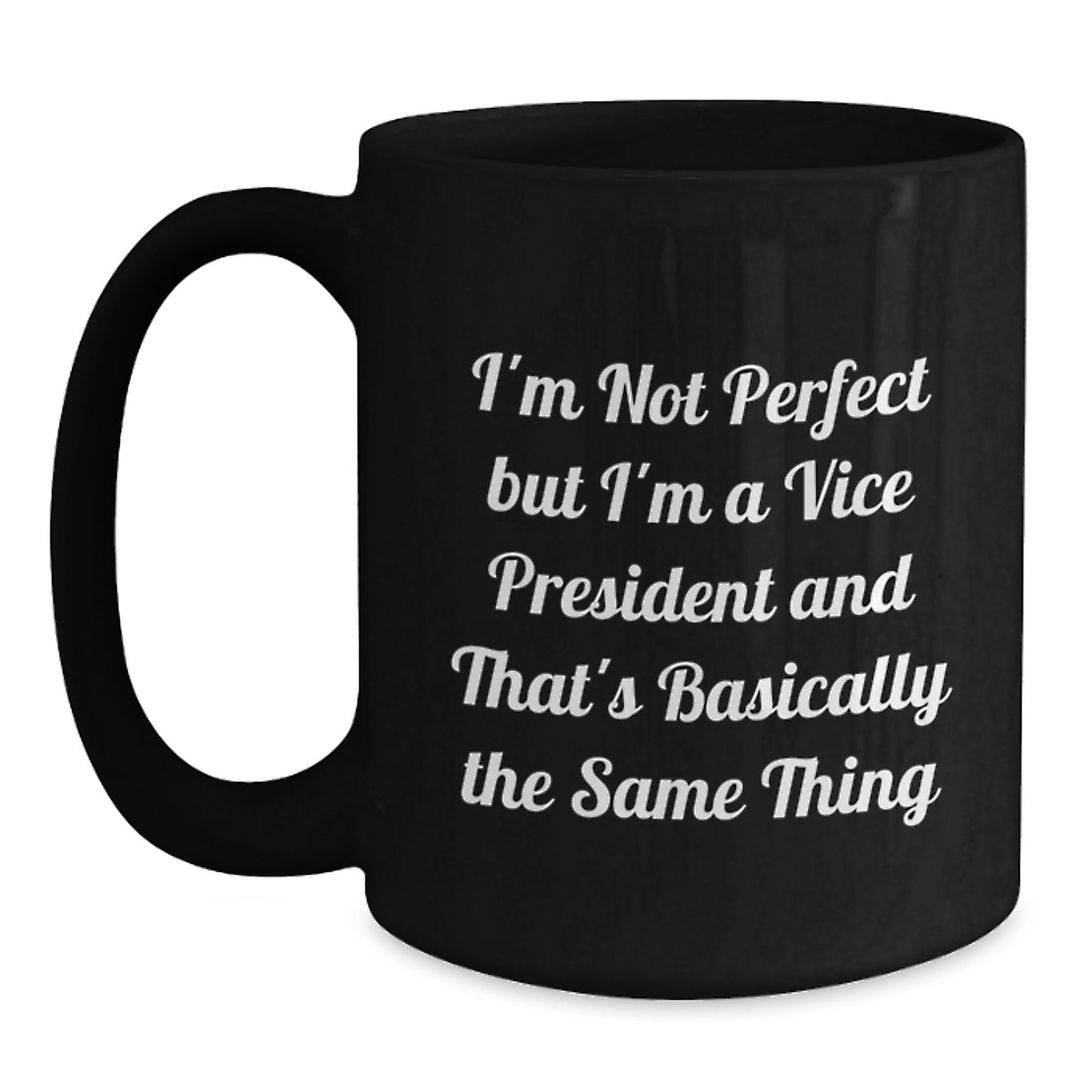 Vice President Keepsake Black Coffee Mug for Him Birthday Gift - Main