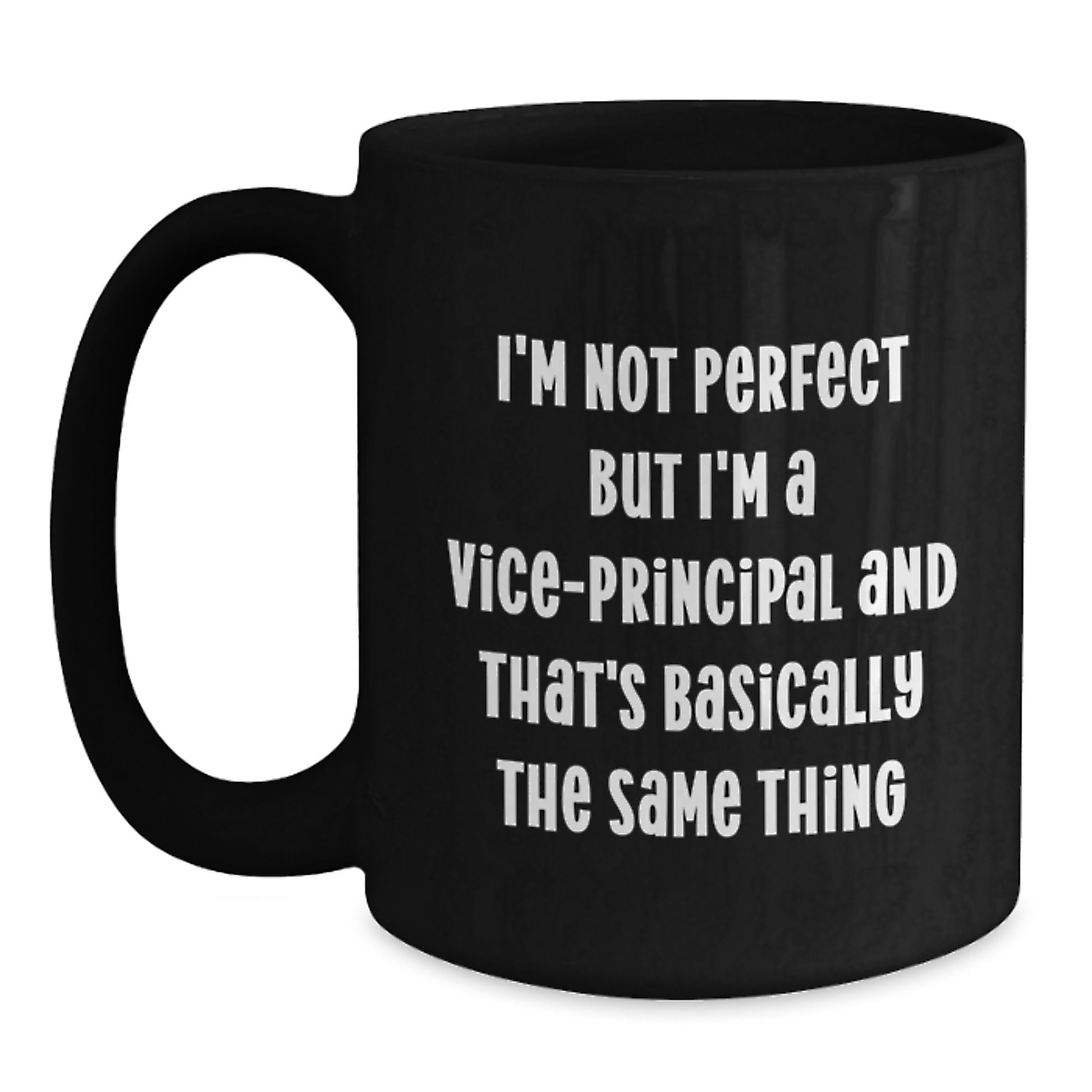 Vice-Principal Keepsake Black Coffee Mug for Him Birthday Gift - Main
