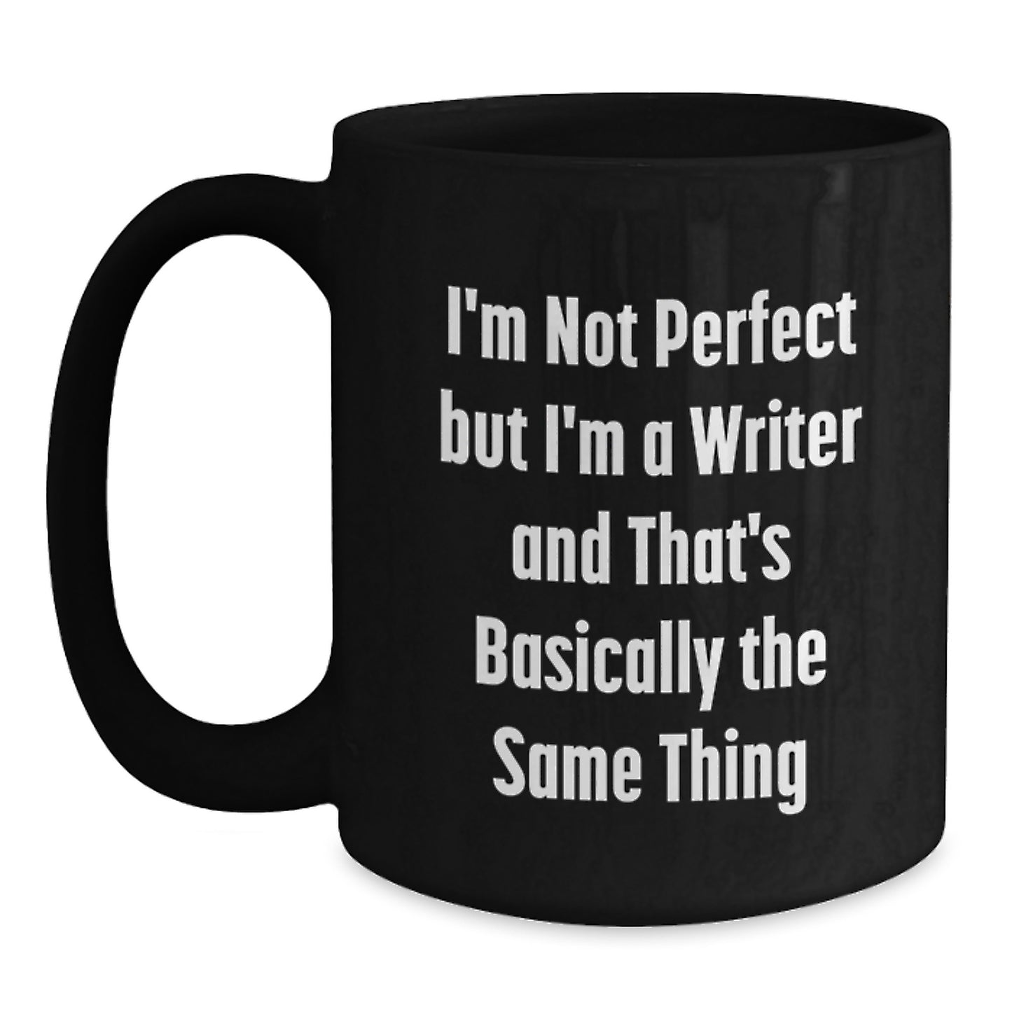 Writer Keepsake Black Coffee Mug for Him Birthday Gift - Main