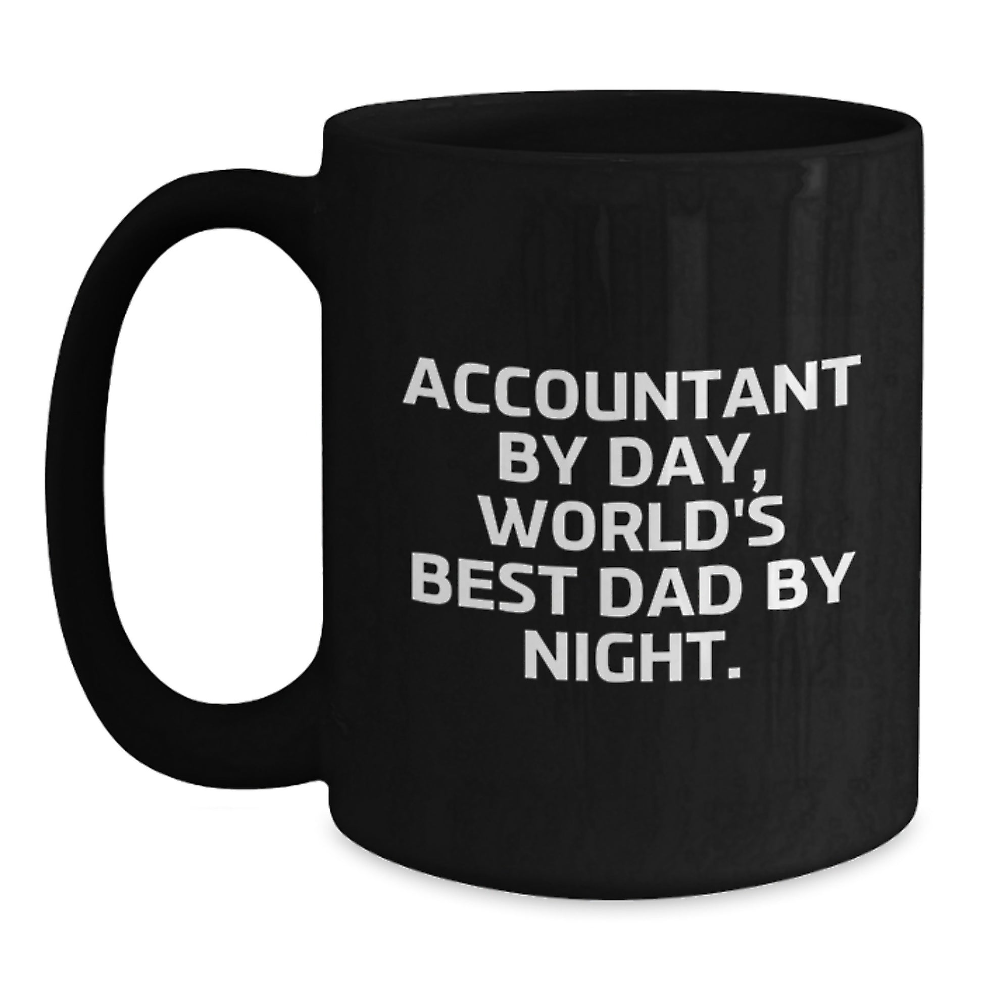 Accountant Black Coffee Mug Companion for a Best Friend Birthday Gift - Main