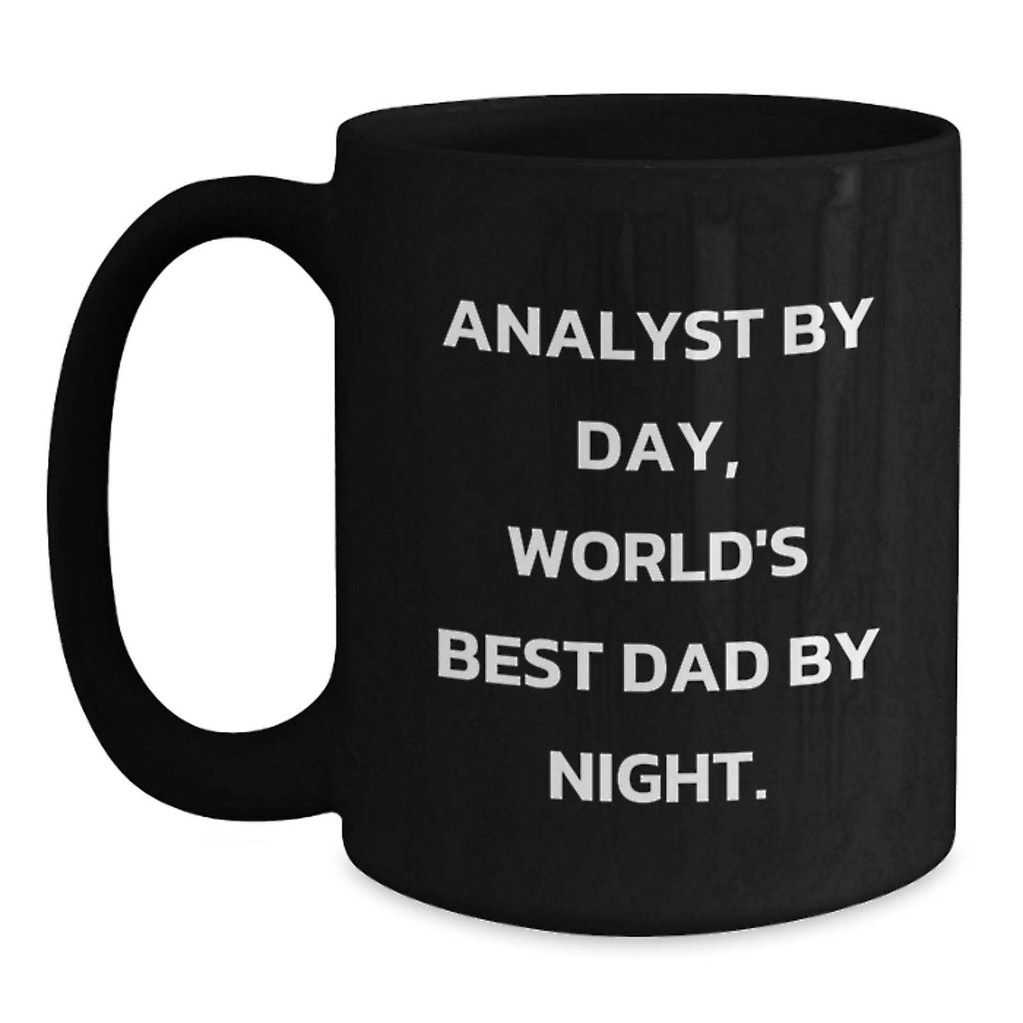 Analyst Keepsake Mug for Him – Black Coffee Ceramic Birthday Gift - Main