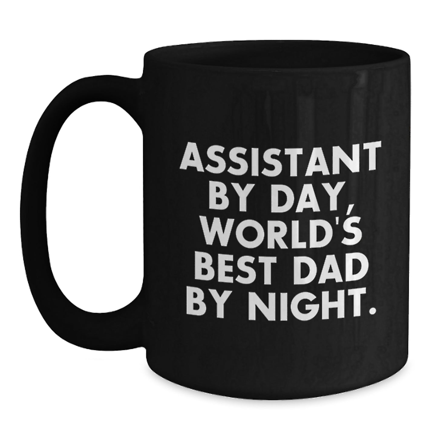 Playful Assistant Black Coffee Mug Novelty for Friends Birthday Gift - Main