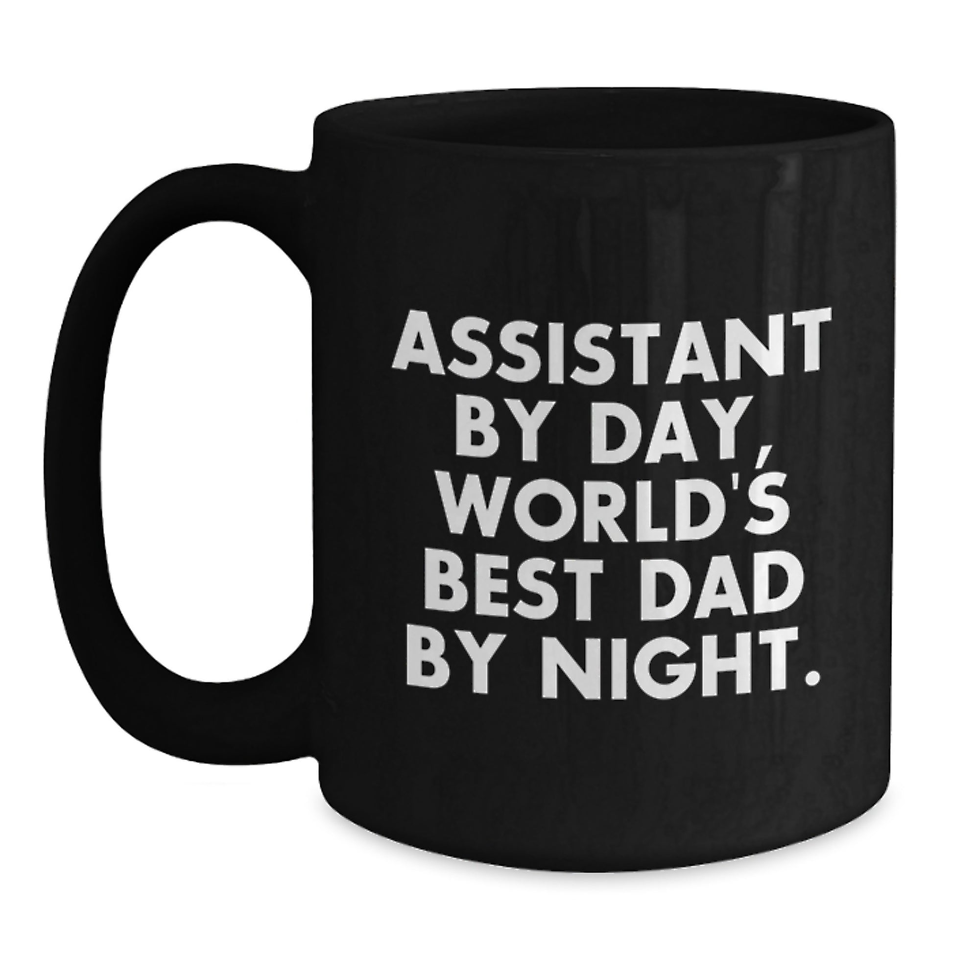 Playful Assistant Black Coffee Mug Novelty for Friends Birthday Gift - Main