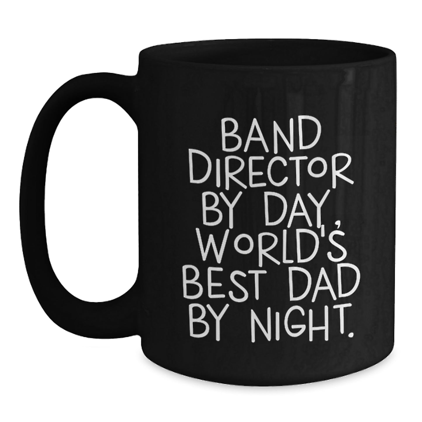 Band Director Keepsake Mug for Him Black Coffee Birthday Gift - Main