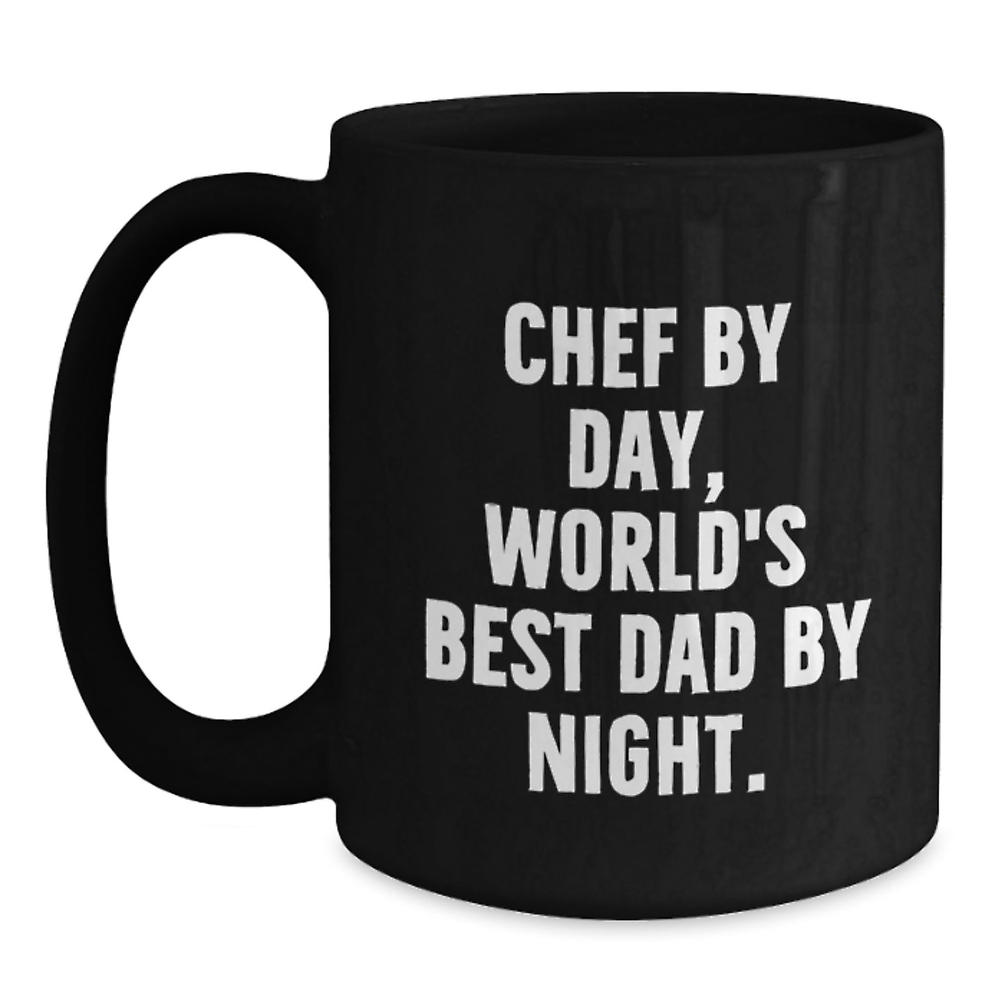 Birthday Gift for Her Present Chef By Day, World's Best Dad By Night Mug - Main