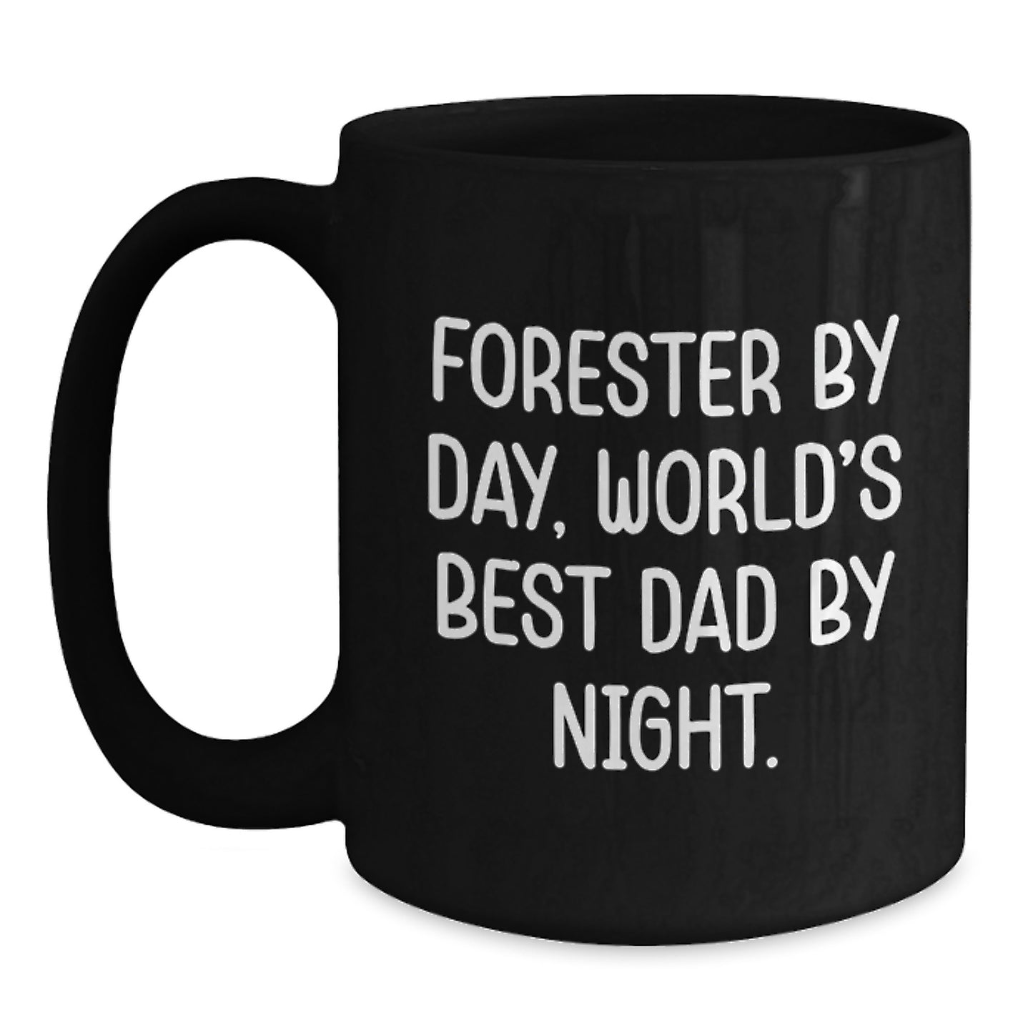 Forester Keepsake Premium Ceramic Black Coffee Mug for Him Birthday Gift - Main