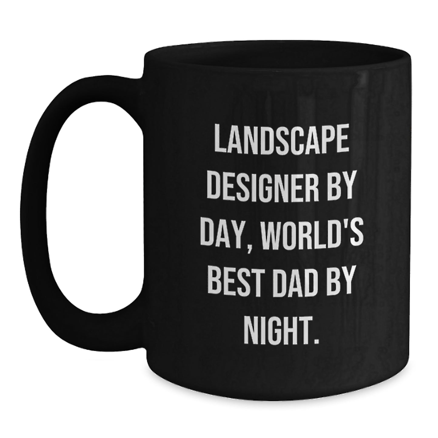 Witty Landscape Designer Novelty Black Mug for Friends Birthday Gift - Main