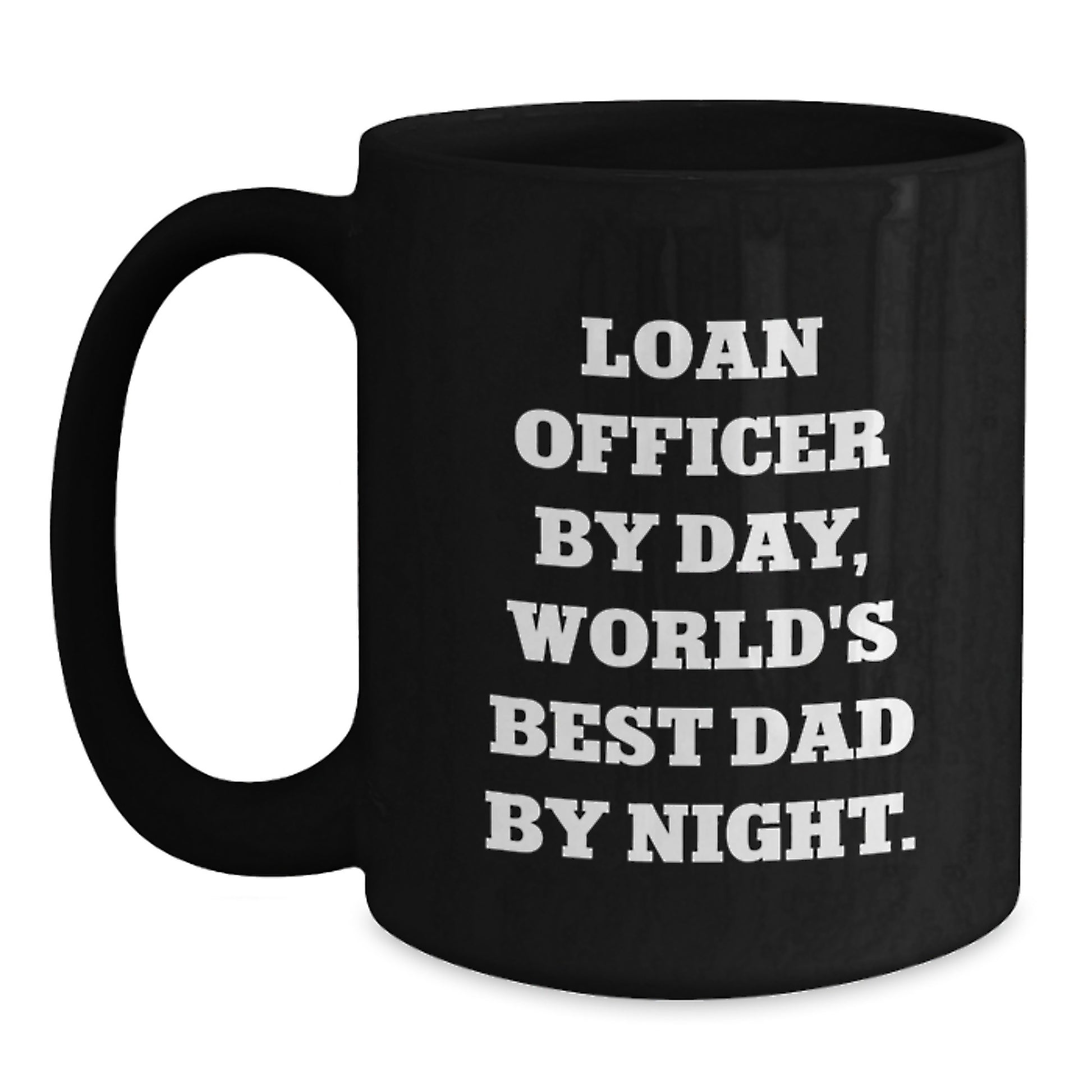 Loan Officer Keepsake Mug for Him – Black Ceramic Birthday Gift - Main