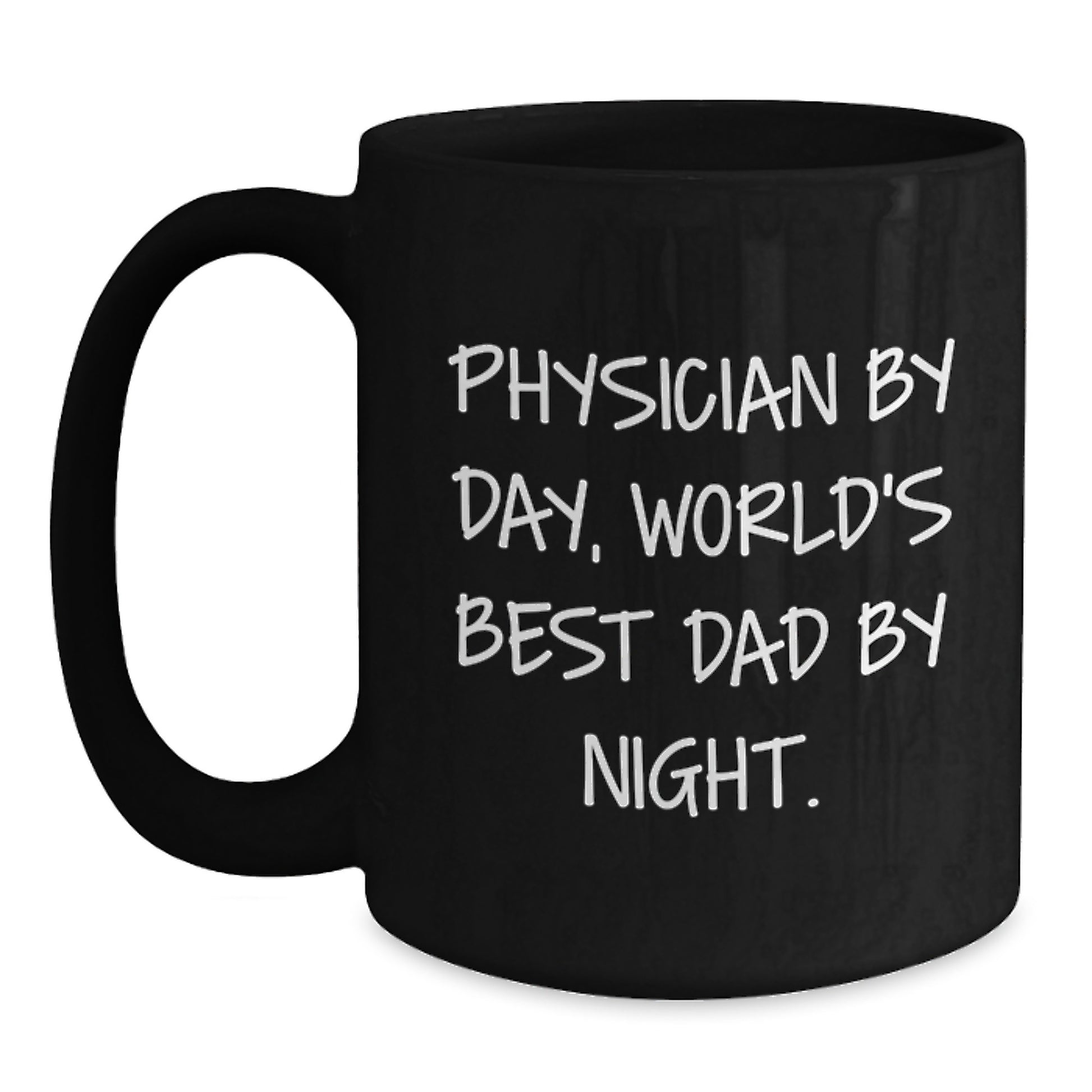 Birthday Gift for Her Physician By Day, World's Best Dad By Night Mug - Main