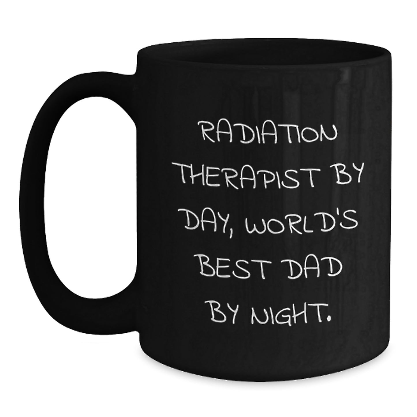 Radiation Therapist Keepsake Mug for Him Birthday Gift Black 11oz - Main