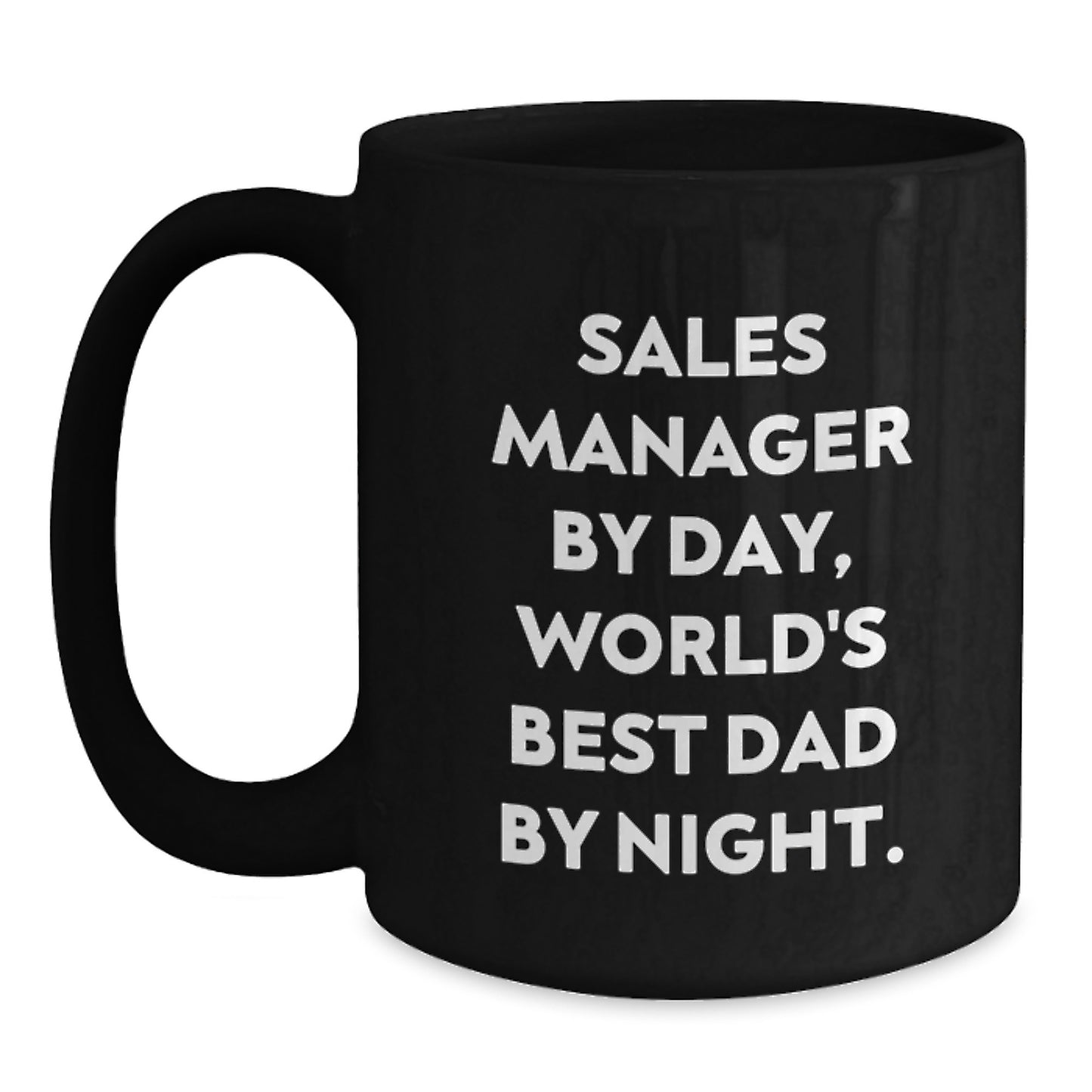 Sales Manager Keepsake Mug for Him Birthday Gift Black Coffee Mug 11oz - Main