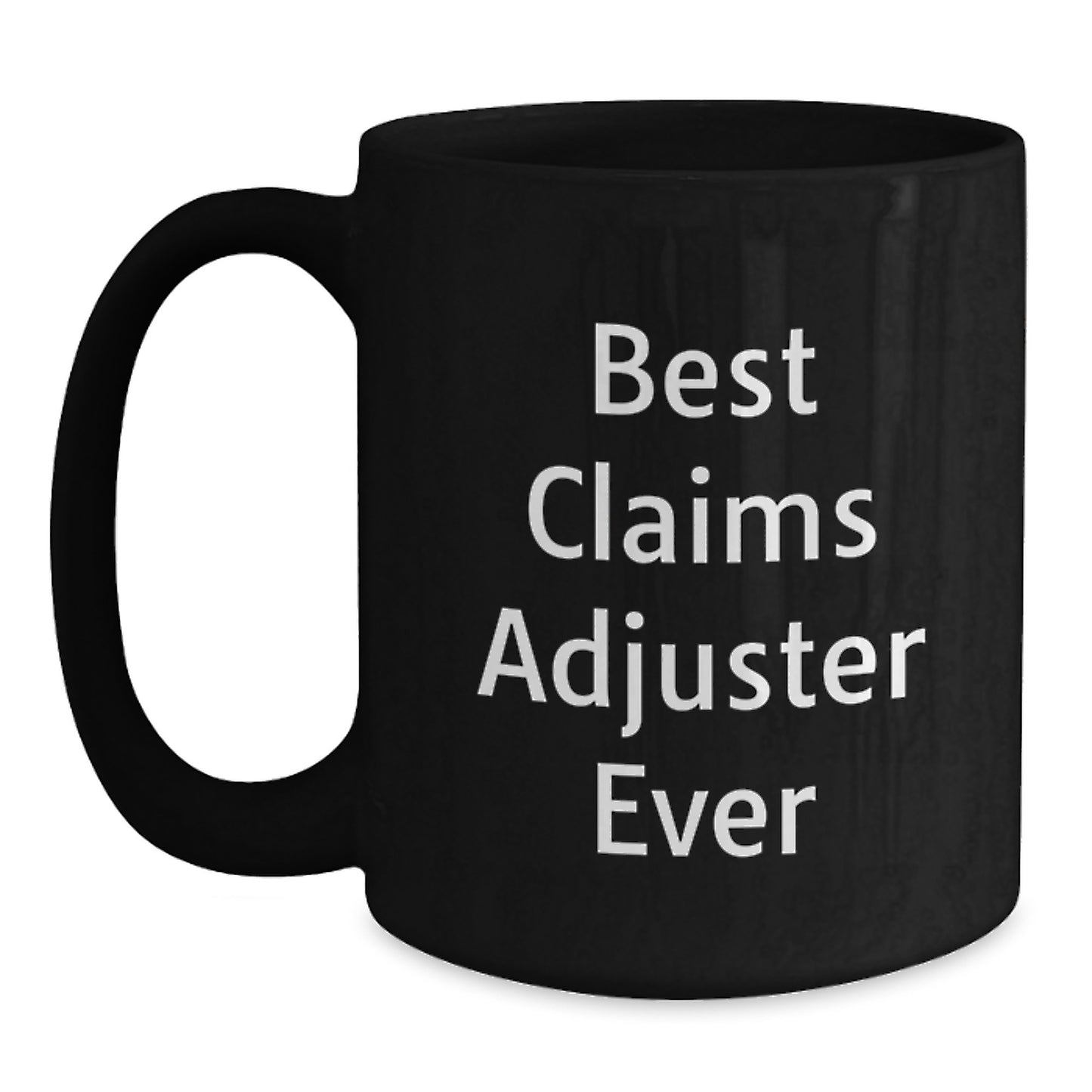Claims Adjuster Keepsake Black Coffee Mug for Him Birthday Gift - Main