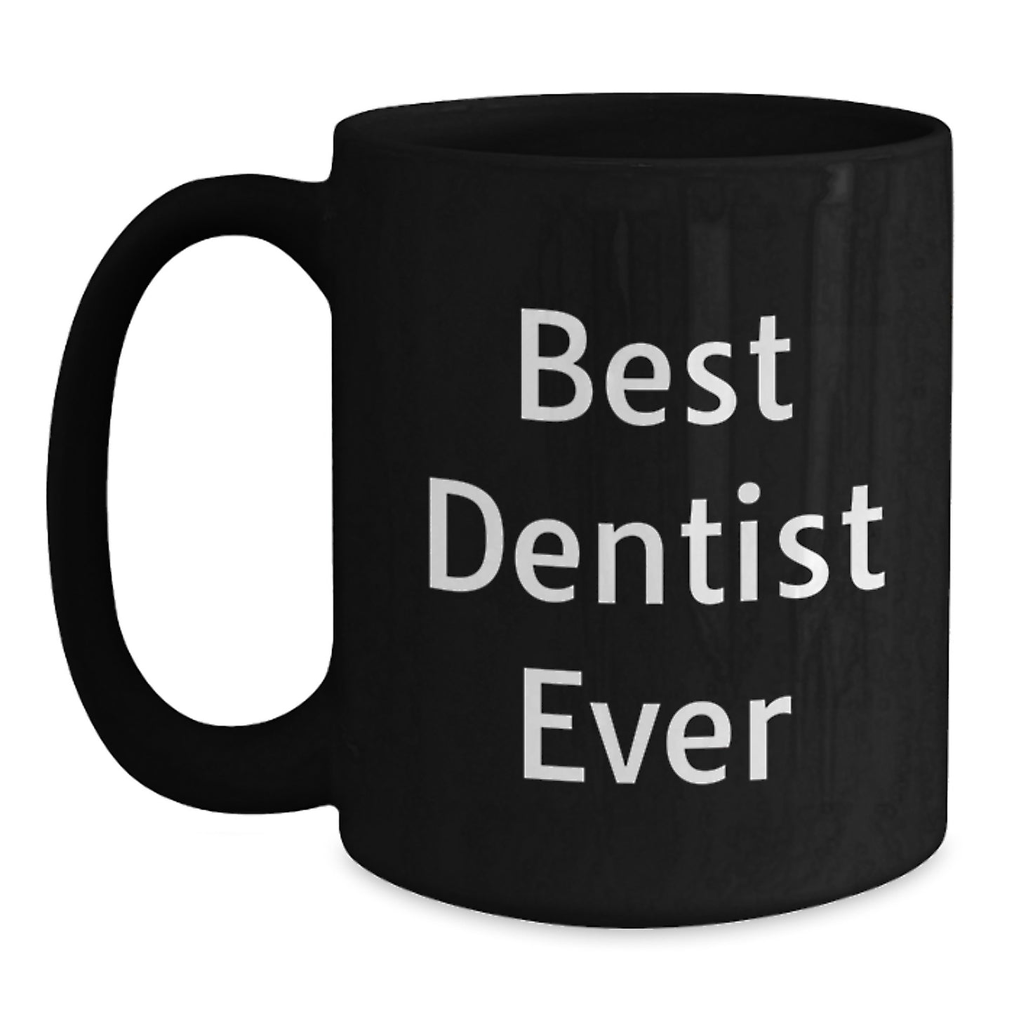 Dentist Keepsake Black Coffee Mug for Him Birthday Gift - Main