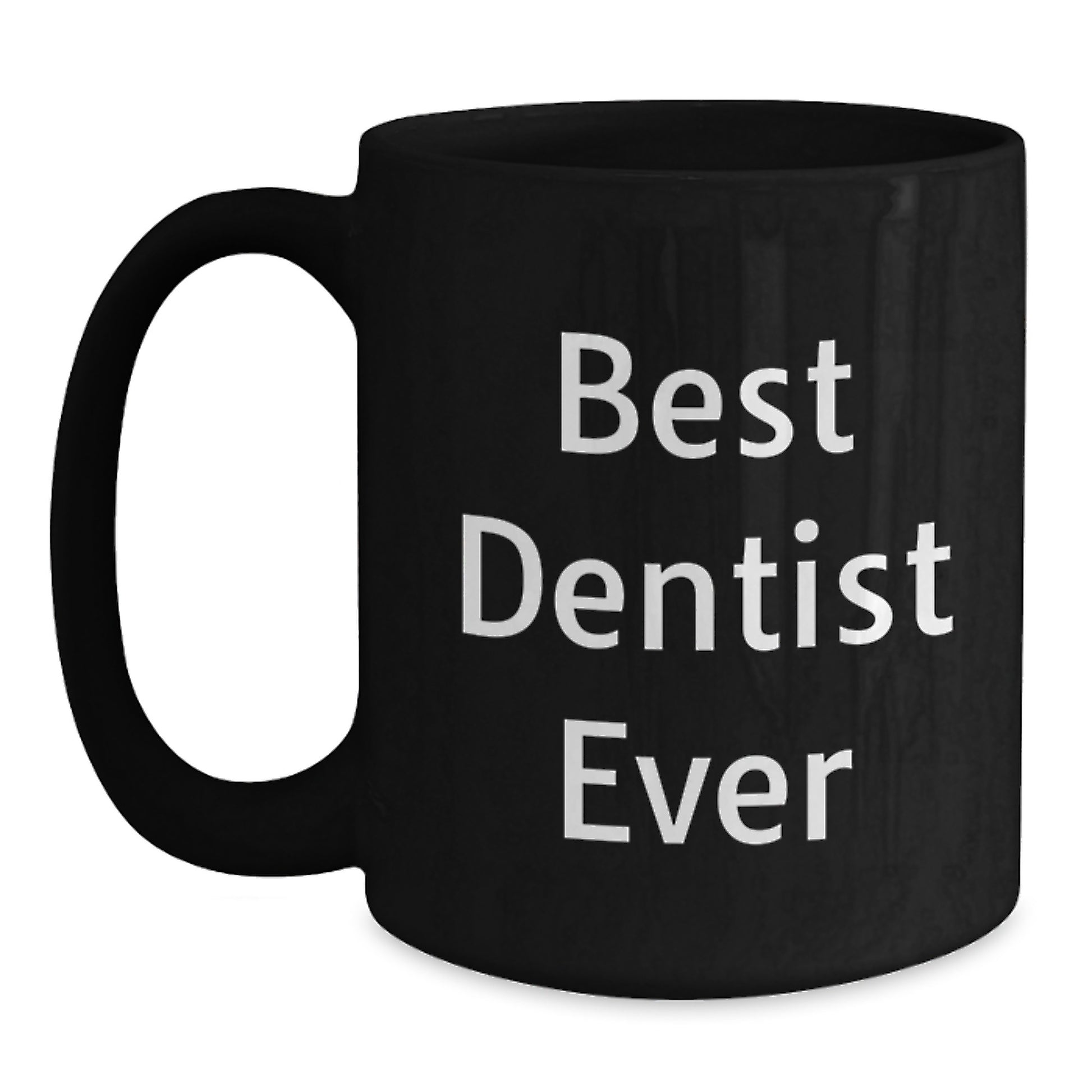 Dentist Keepsake Black Coffee Mug for Him Birthday Gift - Main