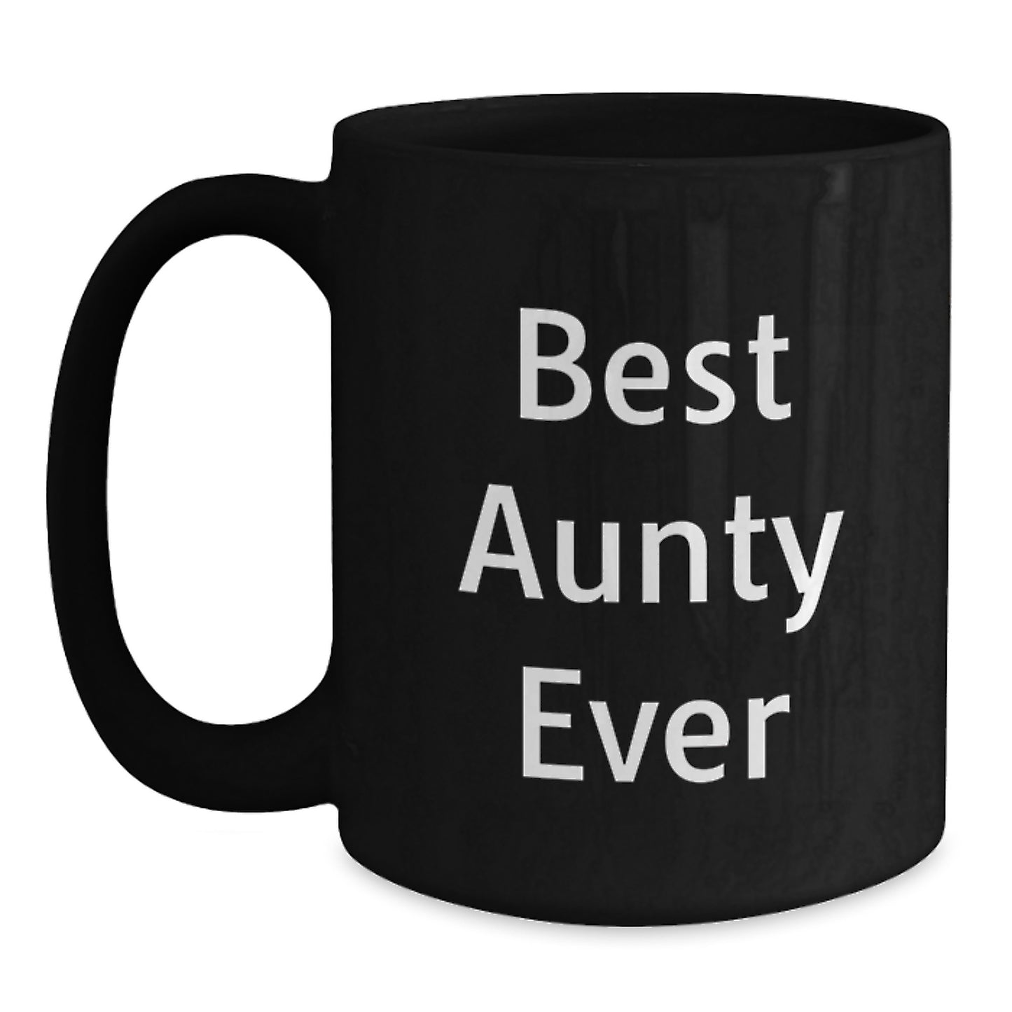 Aunty Black Coffee Mug Keepsake Birthday Gift for Him - Main