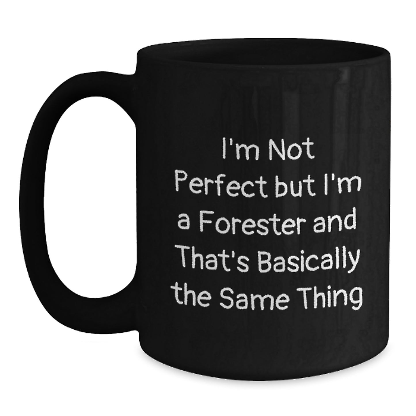 Forester Keepsake Black Coffee Mug for Him Birthday Gift - Main