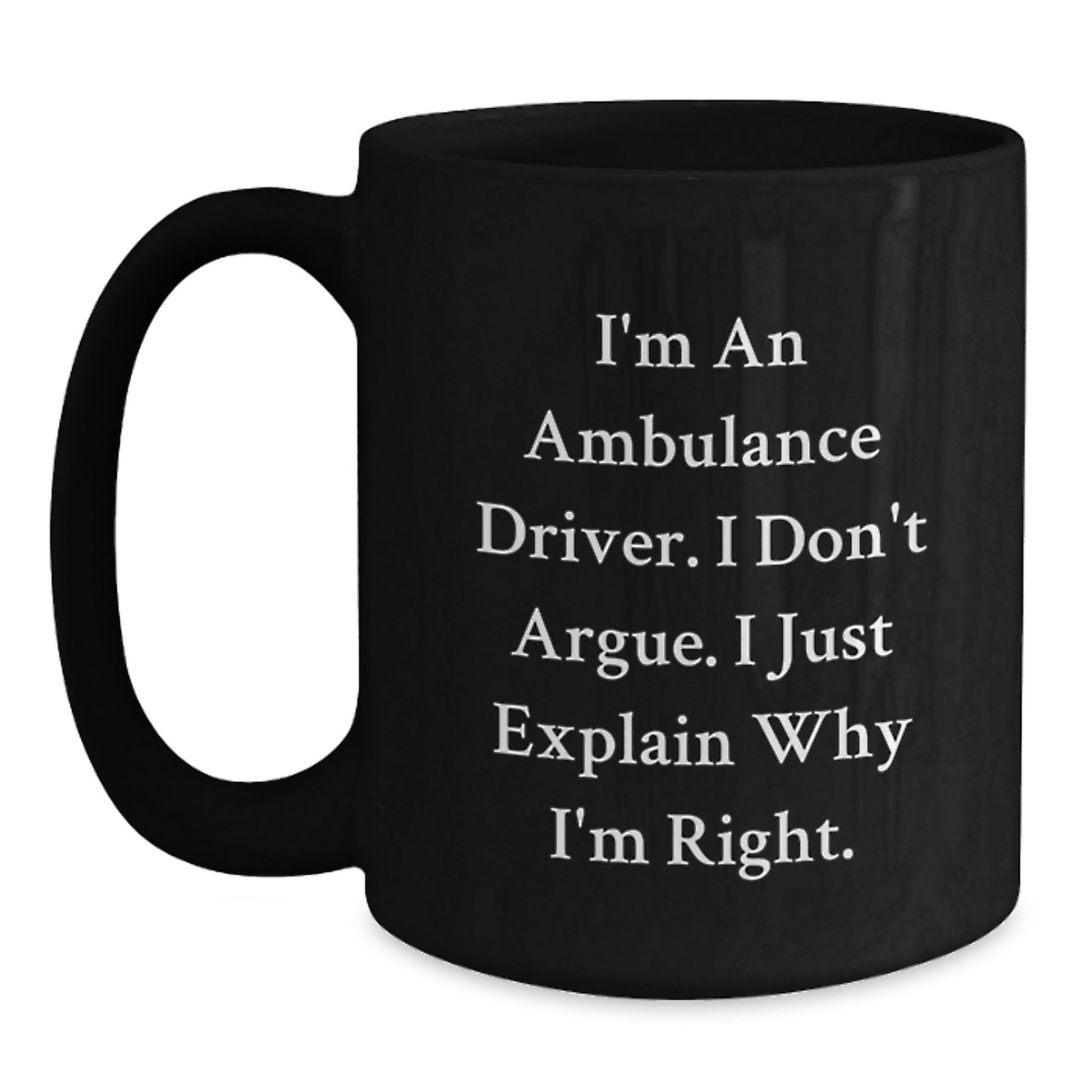 Ambulance Driver Humor Gifts from Friends Funny Birthday Unique Gifts Ambulance Driver Gifts for Ambulance Driver - Main