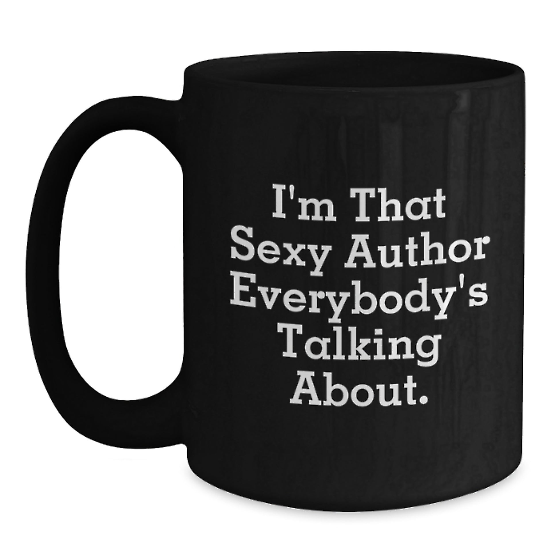 Author Gifts, Funny Quote Coffee Mugs for Birthday, Black Coffee Mug for Author Enthusiasts, Gifts from Friends to Author, Best Author Mug for Author Lovers - Main