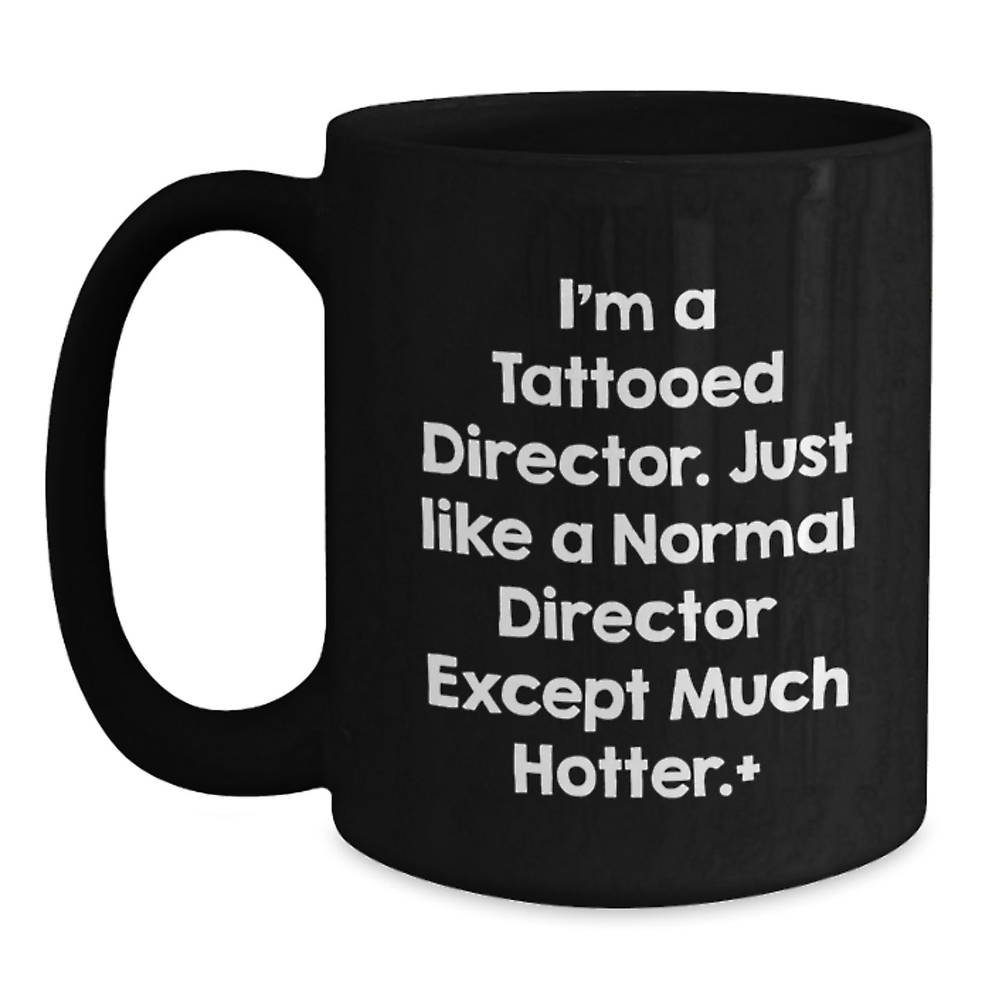 Funny Director Gifts from Men, Unique Black Coffee Mug for Directors, Mother's Day Unique Gifts - Main