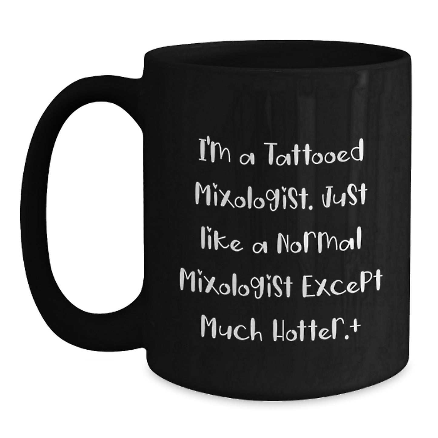 Funny Mixologist Gifts, Valentine's Unique Gifts from Men to Mixologist Friends, Black Coffee Mug - Main