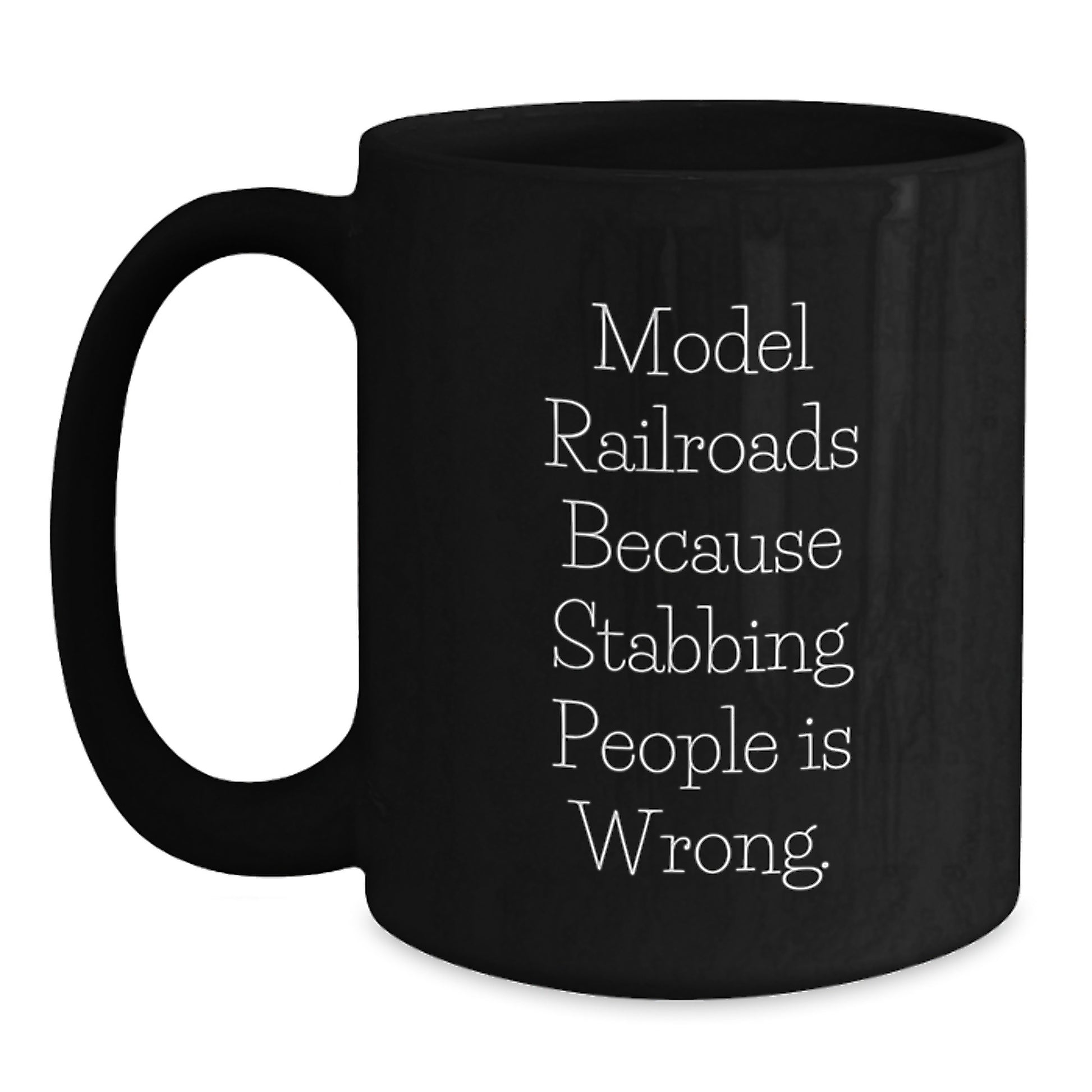 Model Railroads Enthusiast Gifts from Friends, Funny Valentine's Unique Model Railroads Black Coffee Mugs, Gifts for Model Railroads Lovers - Main