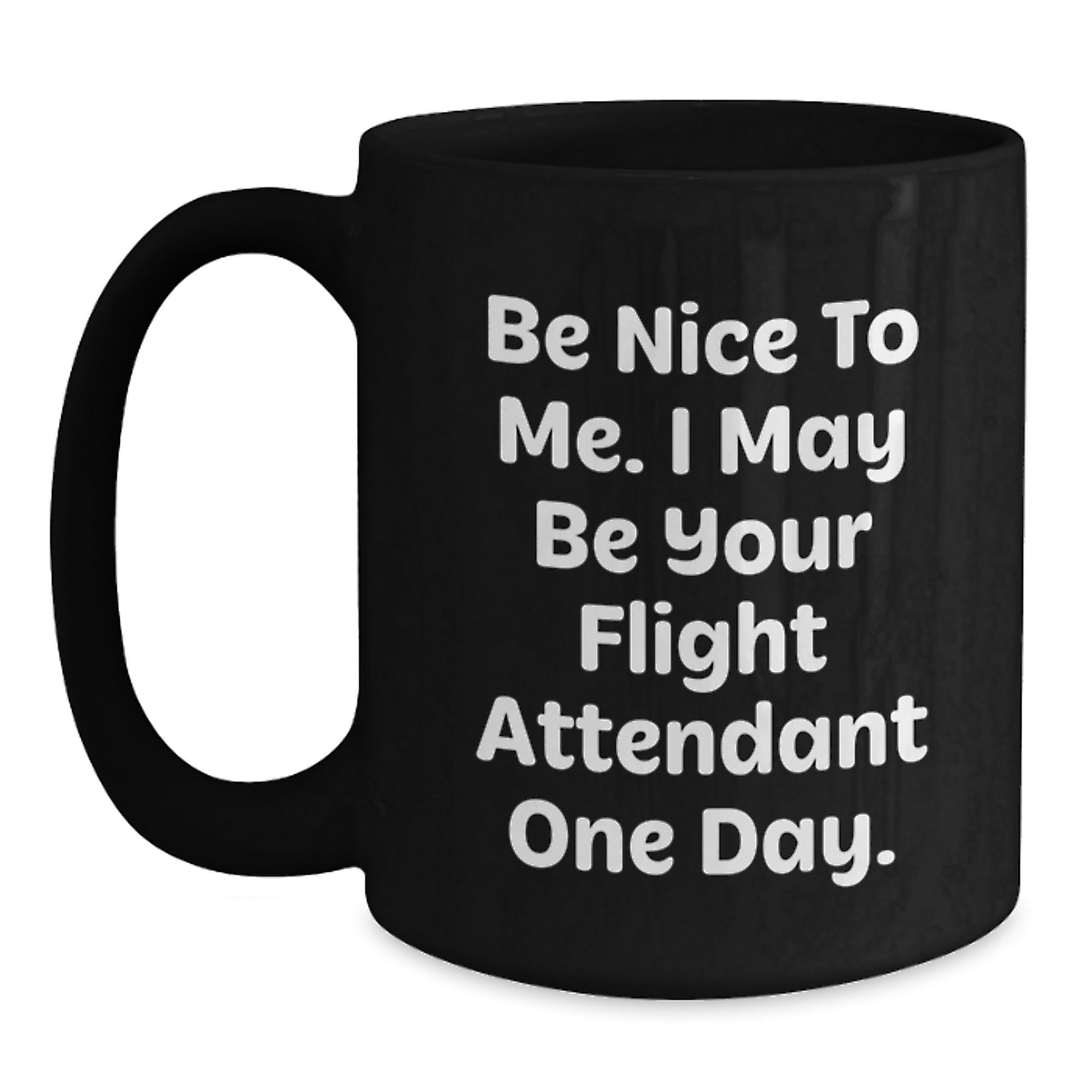 Funny Flight Attendant Black Coffee Mugs Gifts from Men for Dad on Father's Day Unique Unique - Main