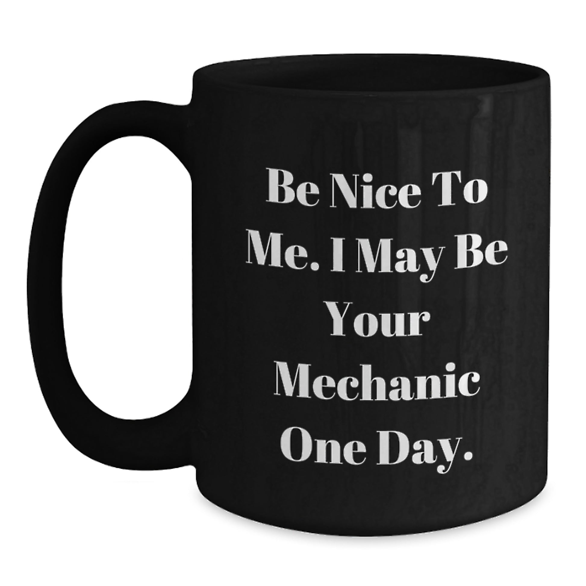 Funny Mechanic Gifts for Father's Day Unique Black Coffee Mugs from Son Gifts to Mechanic Dad - Main