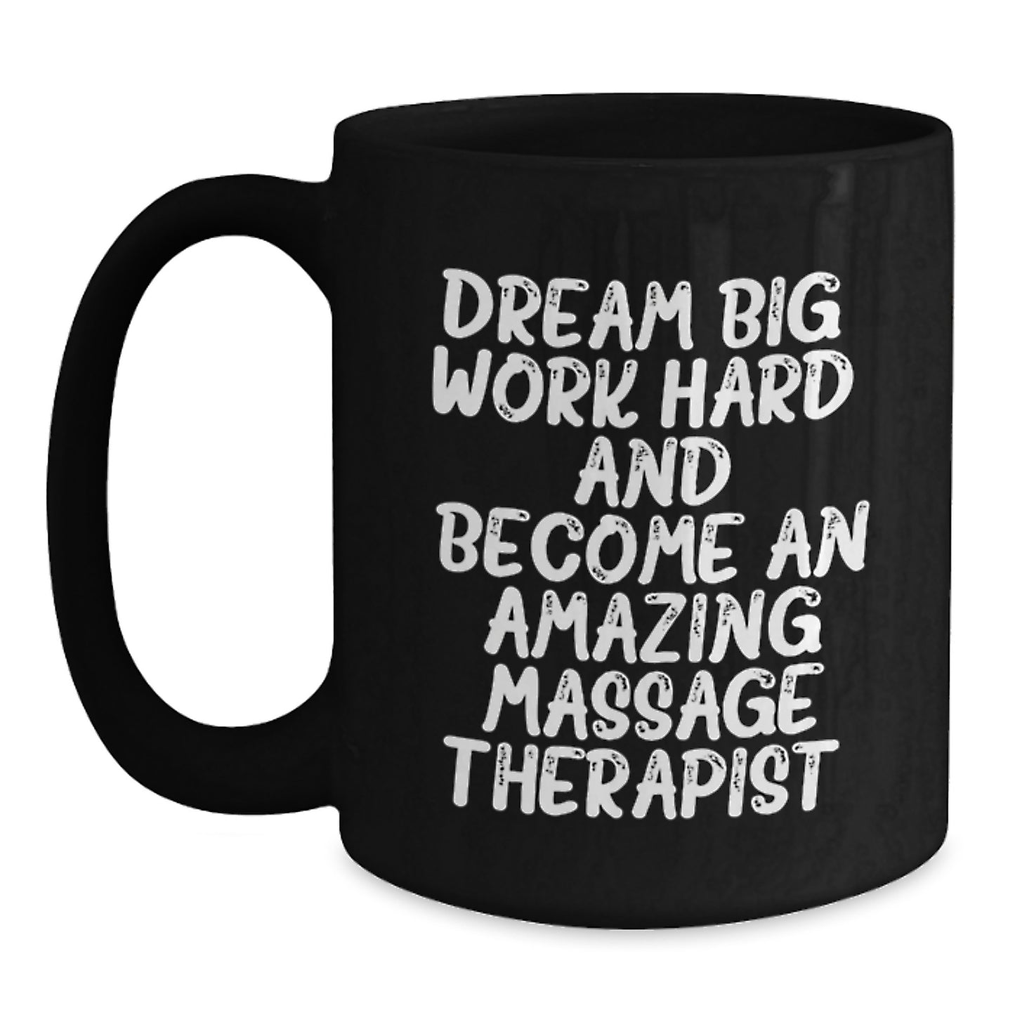 Inspiring Massage Therapist Gifts from Friends, Unique Graduation Unique Gifts for Massage Therapist Men Women, Funny Black Coffee Mug for Graduation - Main