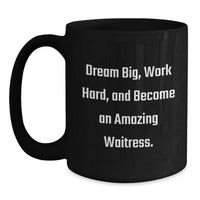 Load image into Gallery viewer, Funny Quote Black Coffee Mug Gifts for Waitress on Valentine's - Gifts from Men to Women - Main
