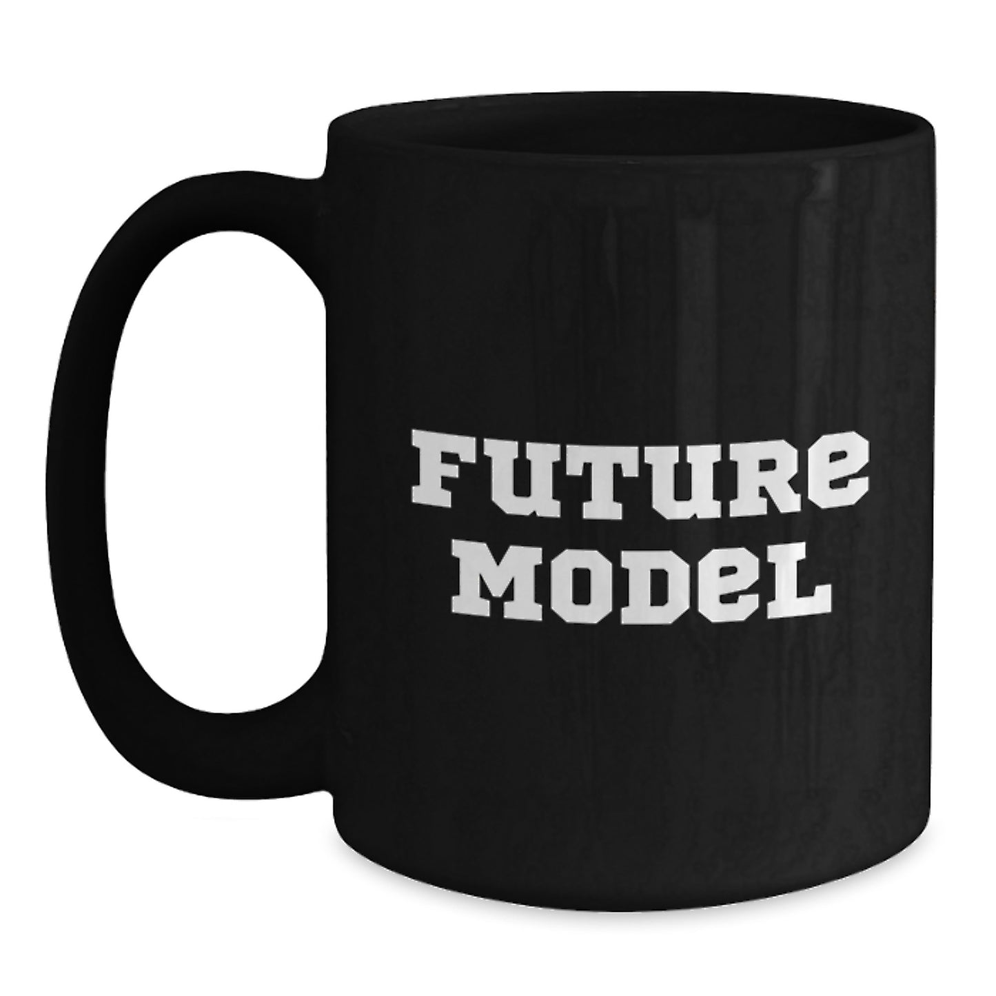 Funny Inspirational Model Gifts from Friends for Graduation Unique Black Coffee Mugs with 'I'm Not a Morning Person, But I'm a Model in the Making',
   - Main