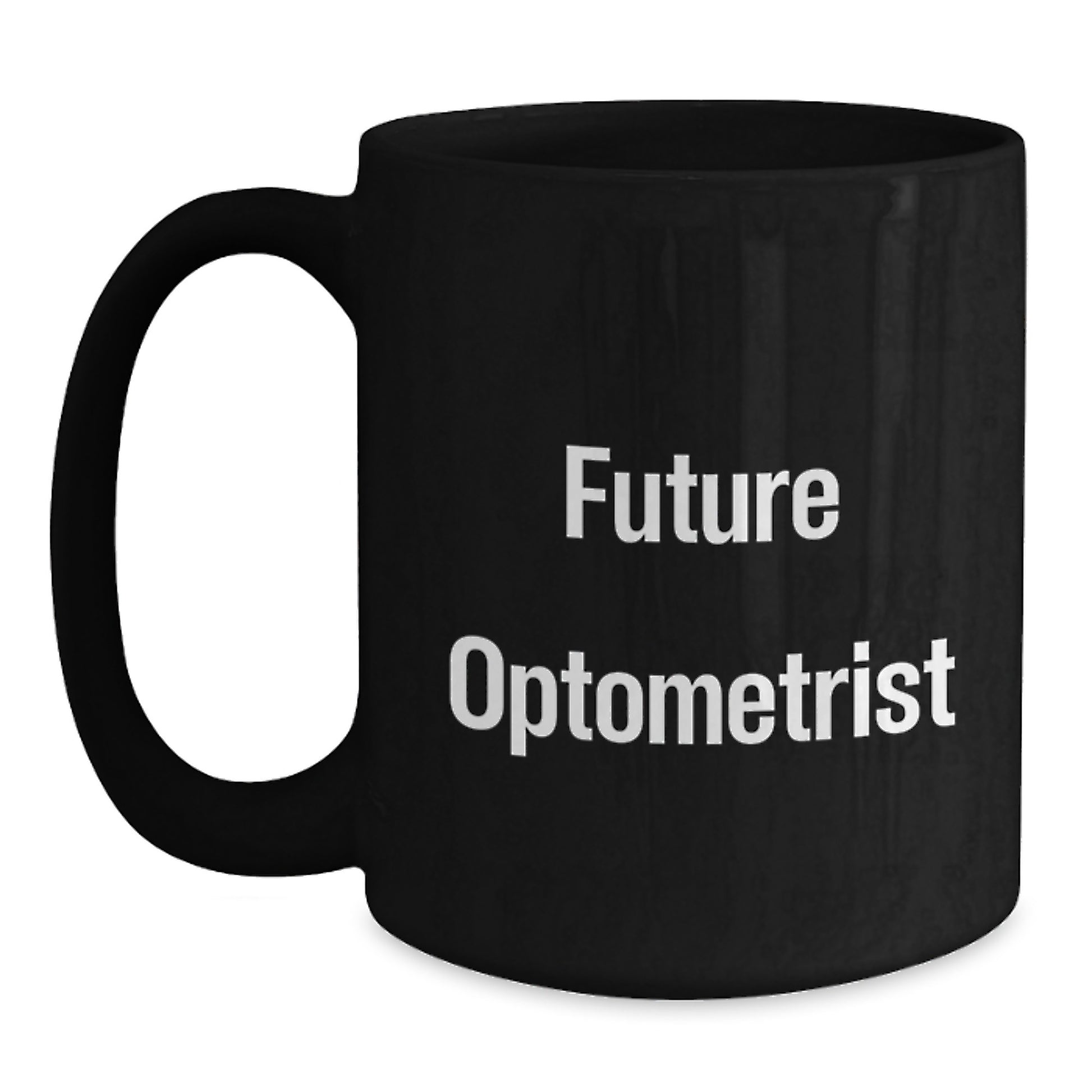 Future Optometrist Graduation Unique Gifts from Family, Funny 'May the Specular Reflex be with You' Black Coffee Mug, Optometrist Gifts for Friends, Black Coffee Mug for Men - Main