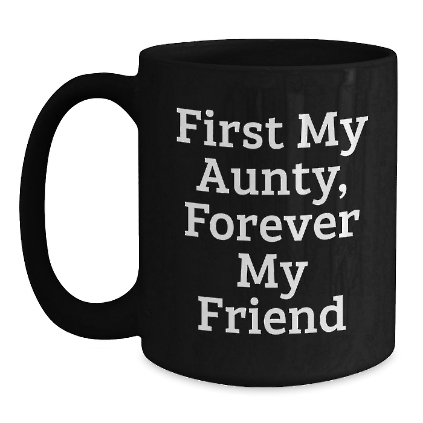 Funny Quotes for Aunty, Black Coffee Mugs Gifts from Men to Women for Valentine's - Main