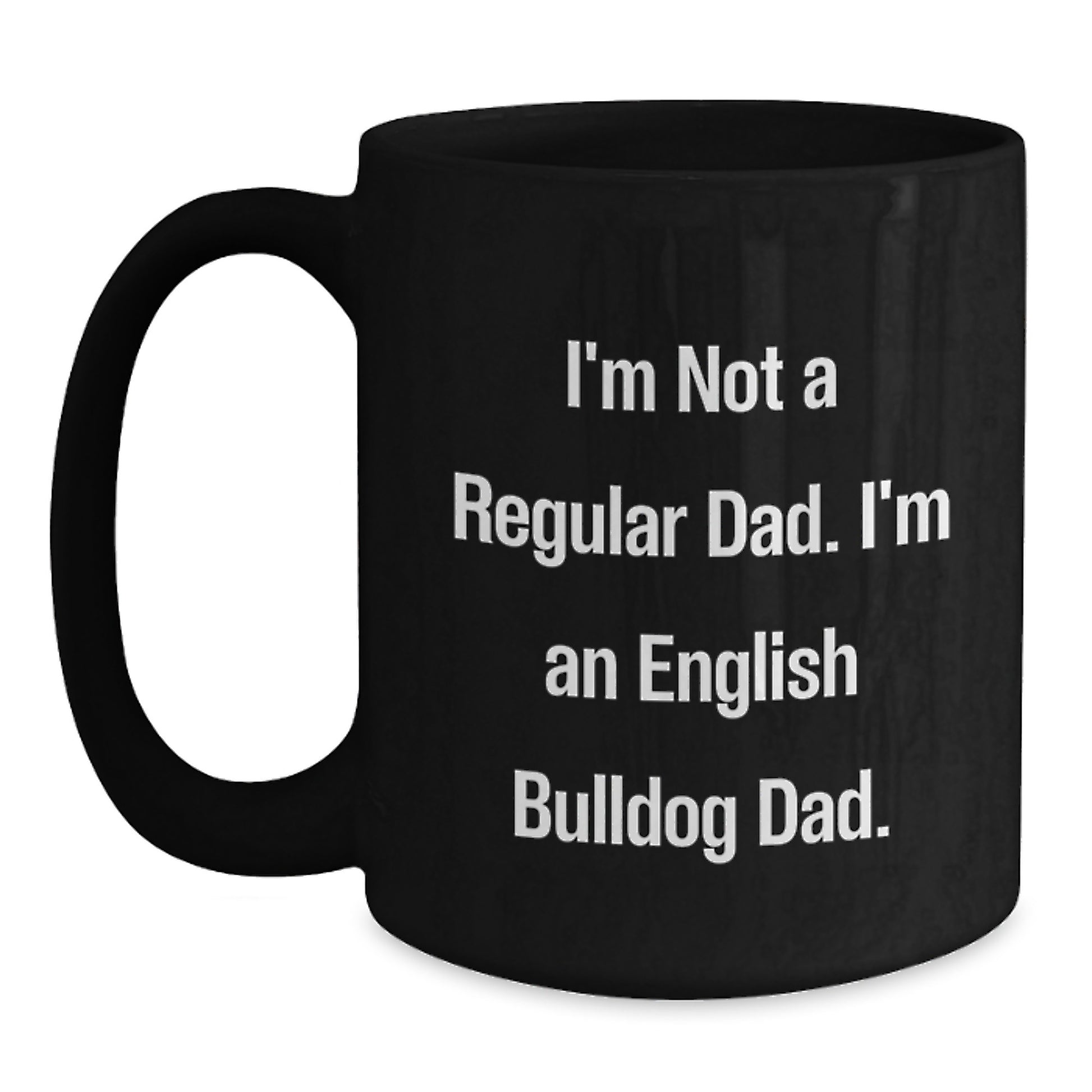 English Bulldog Keepsake Mug for Him Birthday Gift Ceramic 11oz - Main