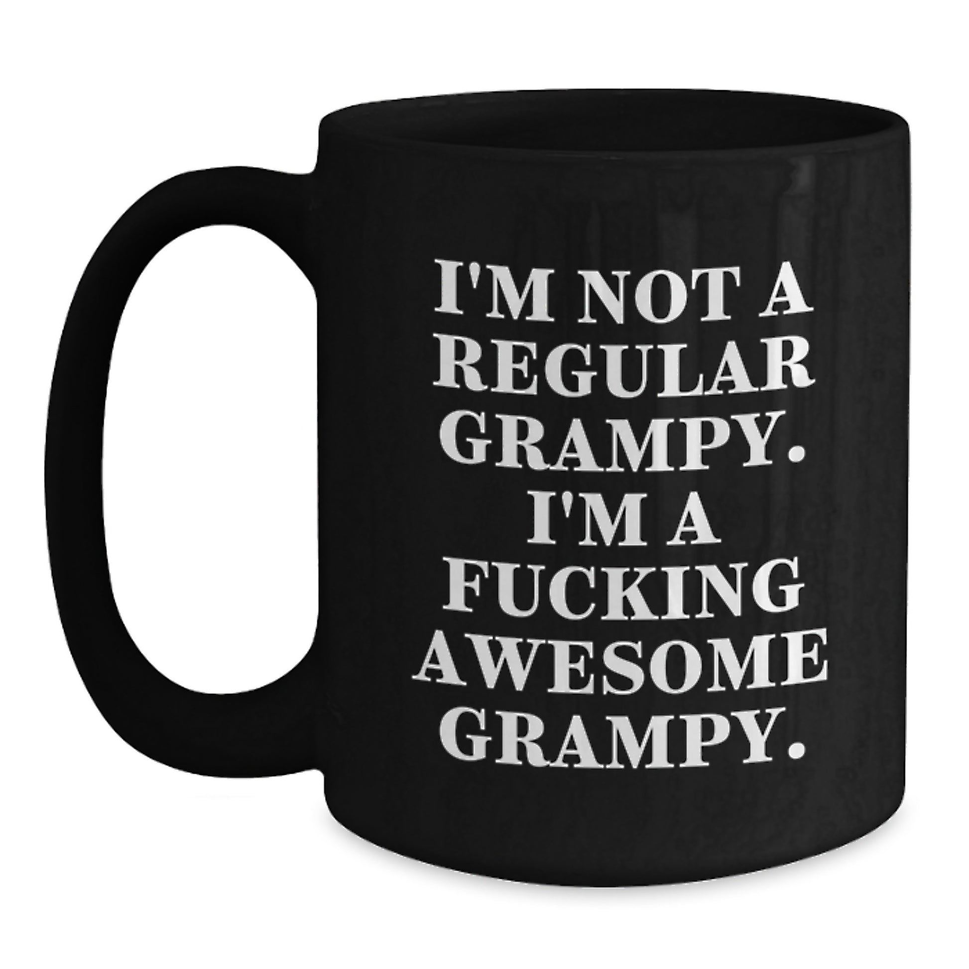 Grampy Keepsake Black Coffee Mug Birthday Gift for Him - Main