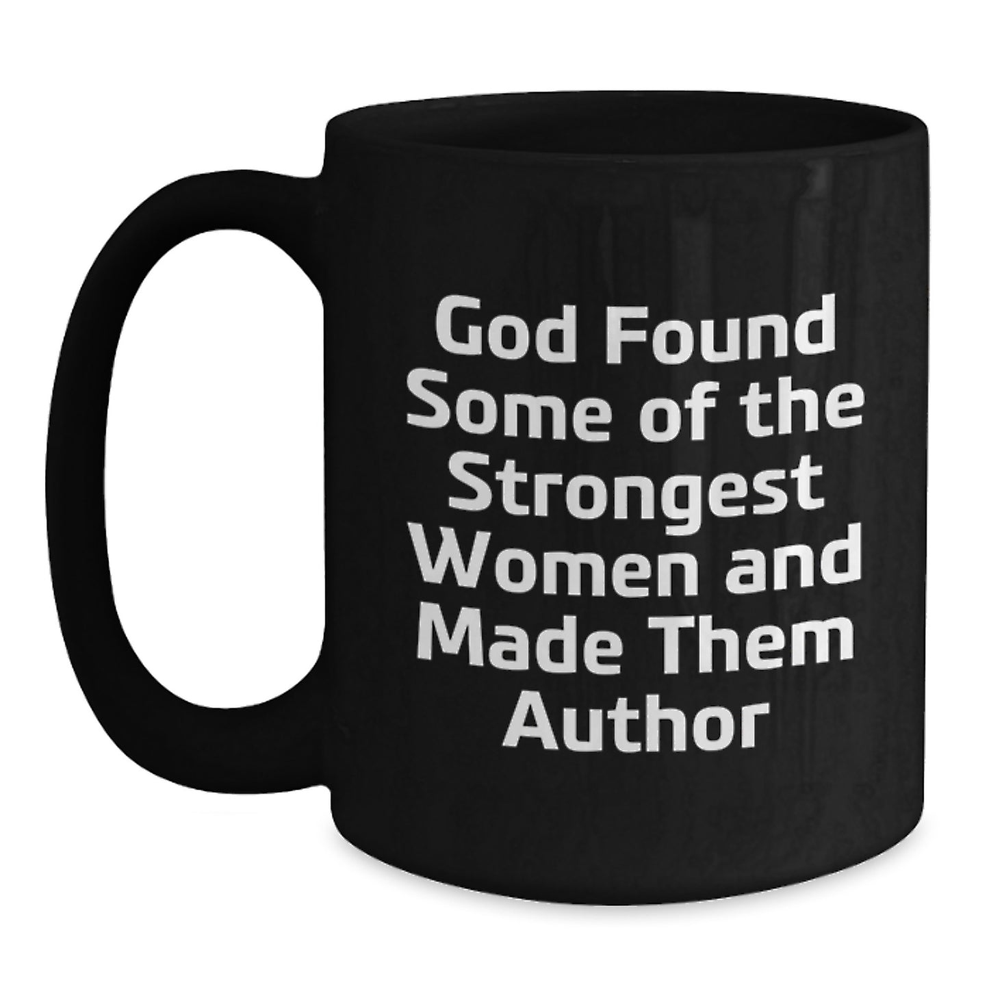 Funny Author Black Coffee Mug Gifts from Women Friends on Graduation Unique Occasion - Main