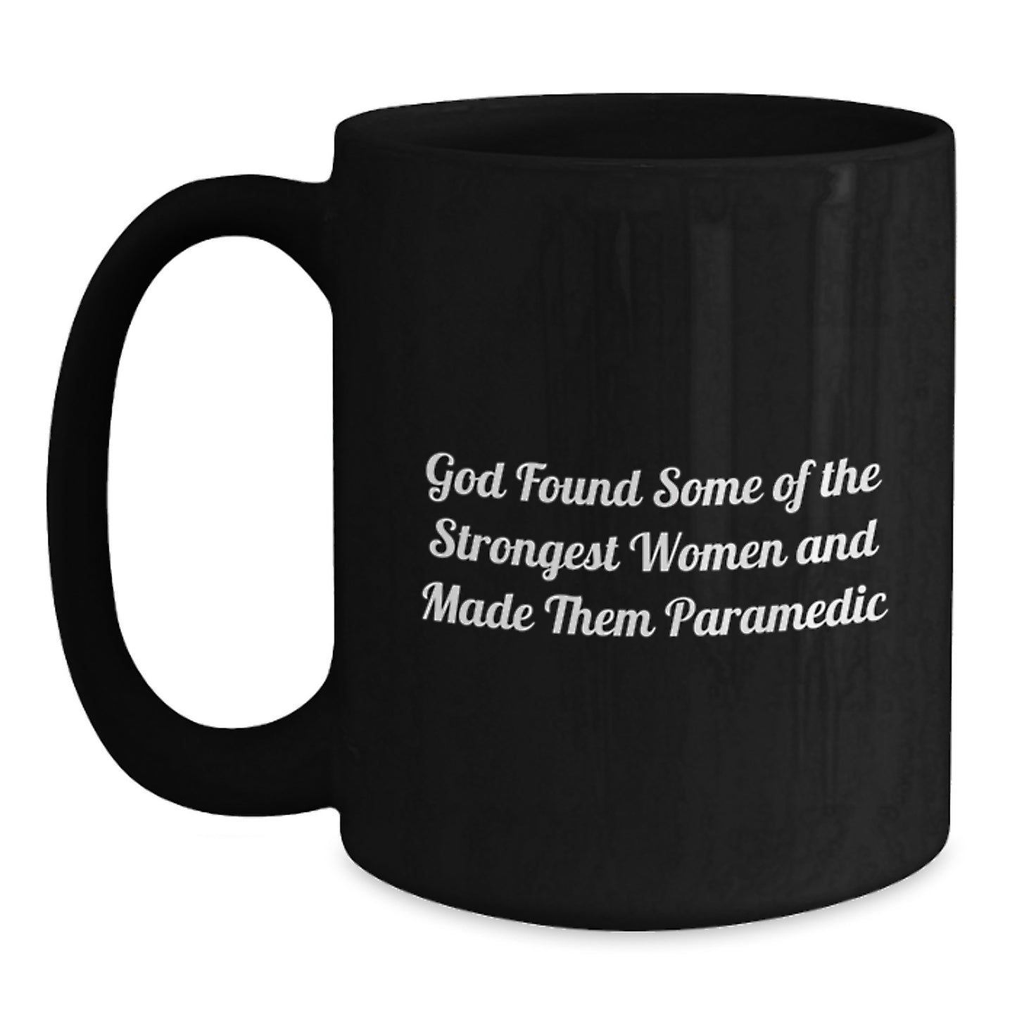 Funny Rescue Worker Quotes Gifts from Women - Black Coffee Mug, Perfect Rescue Worker Graduation Gift for Men, Women, Coworkers, Friends, Family - Main