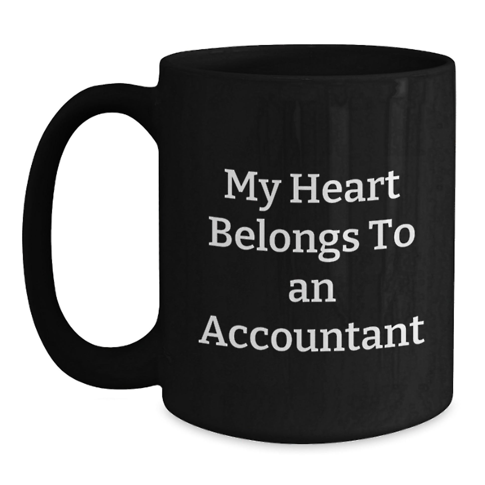 Funny Accountant Gifts for Him from Friends, Graduation Unique Gifts for Accountant Lover, Black Coffee Mug - Main