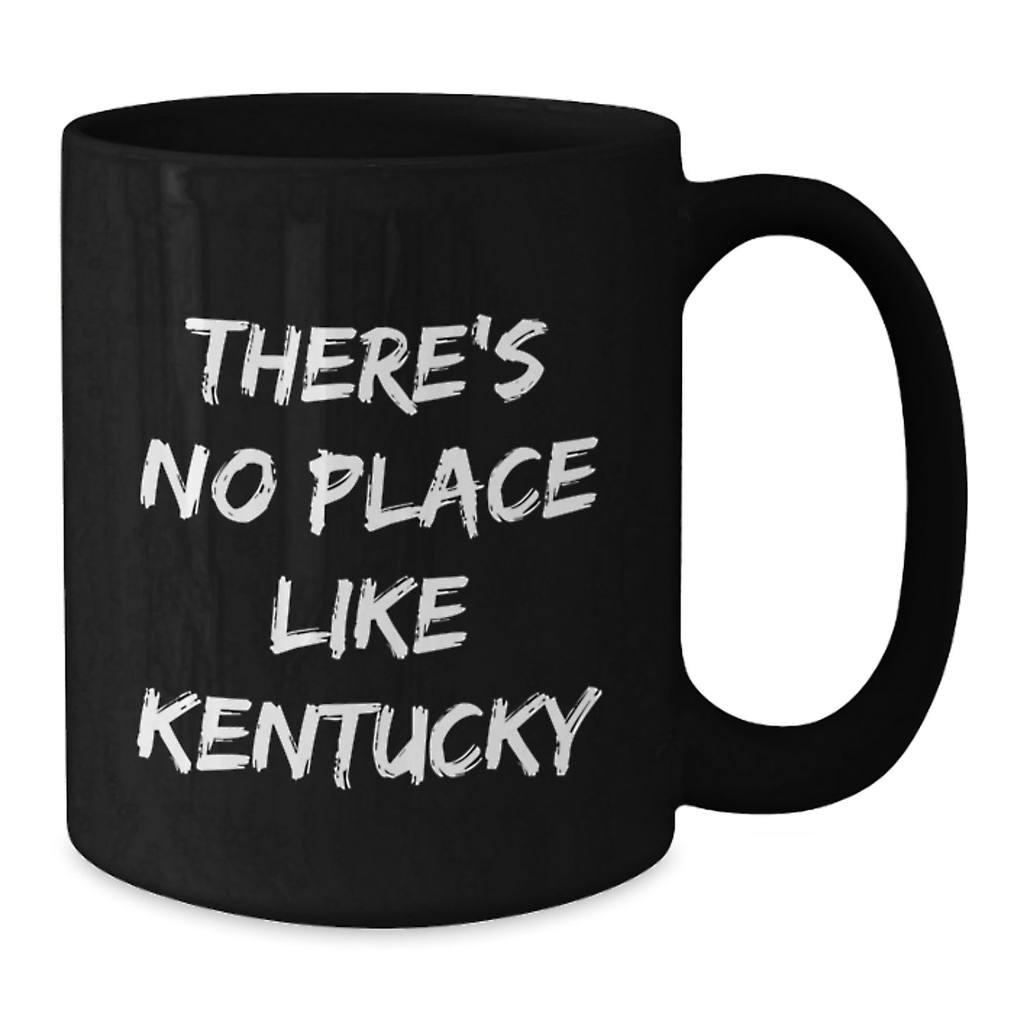 Funny Kentucky Gifts from Friends, Kentucky Black Coffee Mug, 'There's No Place Like Kentucky' Inspirational Quote for Graduation Unique Gifts - Additional