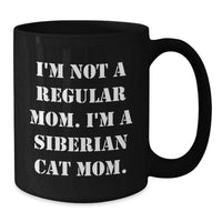 Load image into Gallery viewer, Siberian Cat Mom Funny Black Coffee Mug Gifts from Family for Christmas - Additional

