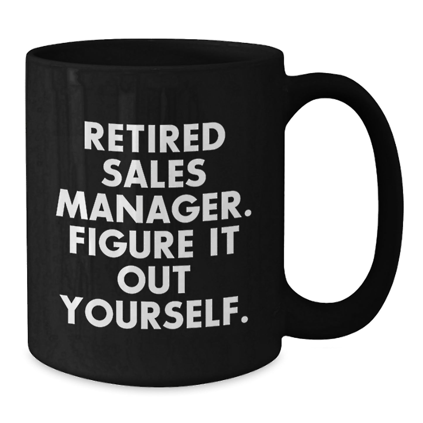 Retired Sales Manager Keepsake Ceramic Mug for Him Birthday Gift - Additional