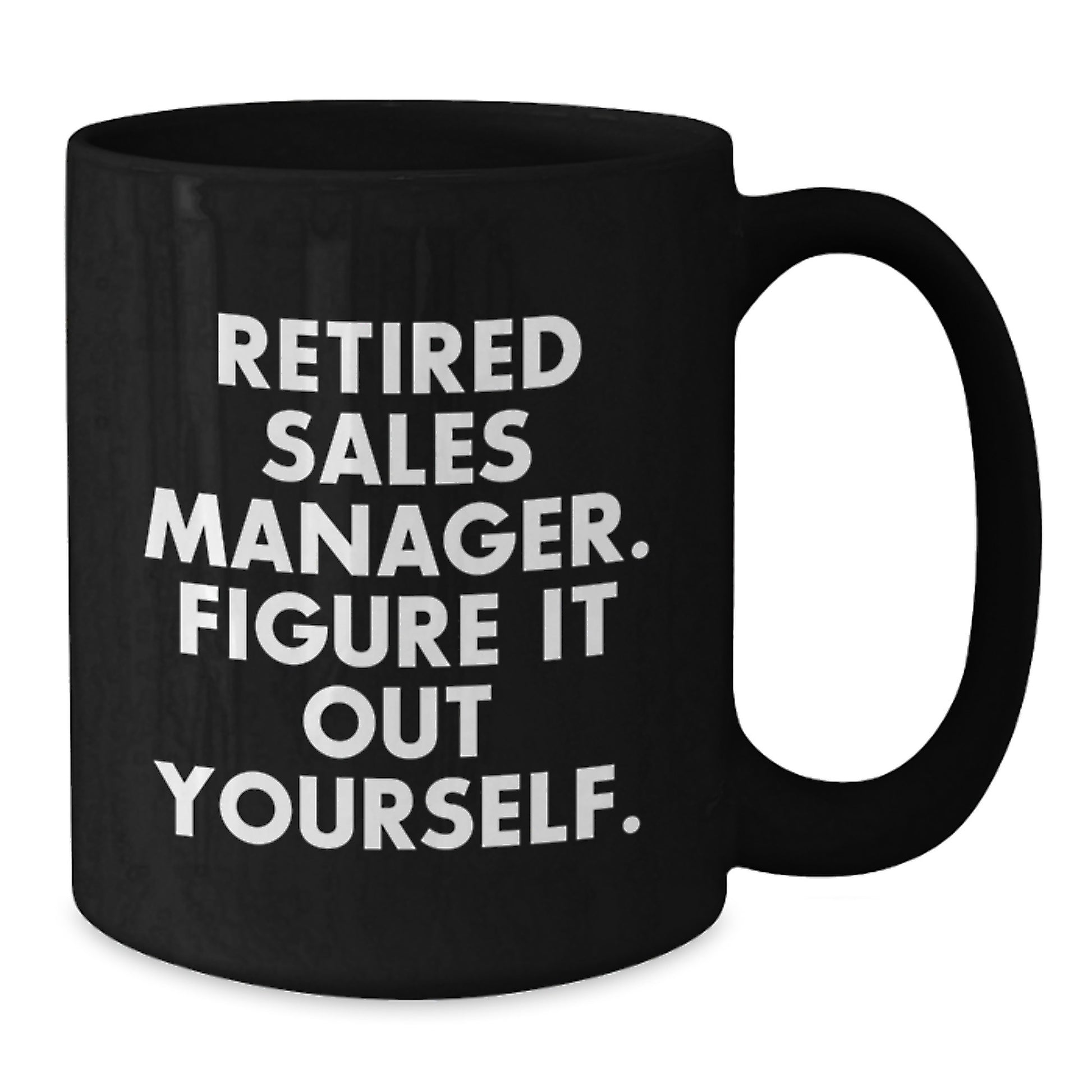 Retired Sales Manager Keepsake Ceramic Mug for Him Birthday Gift - Additional